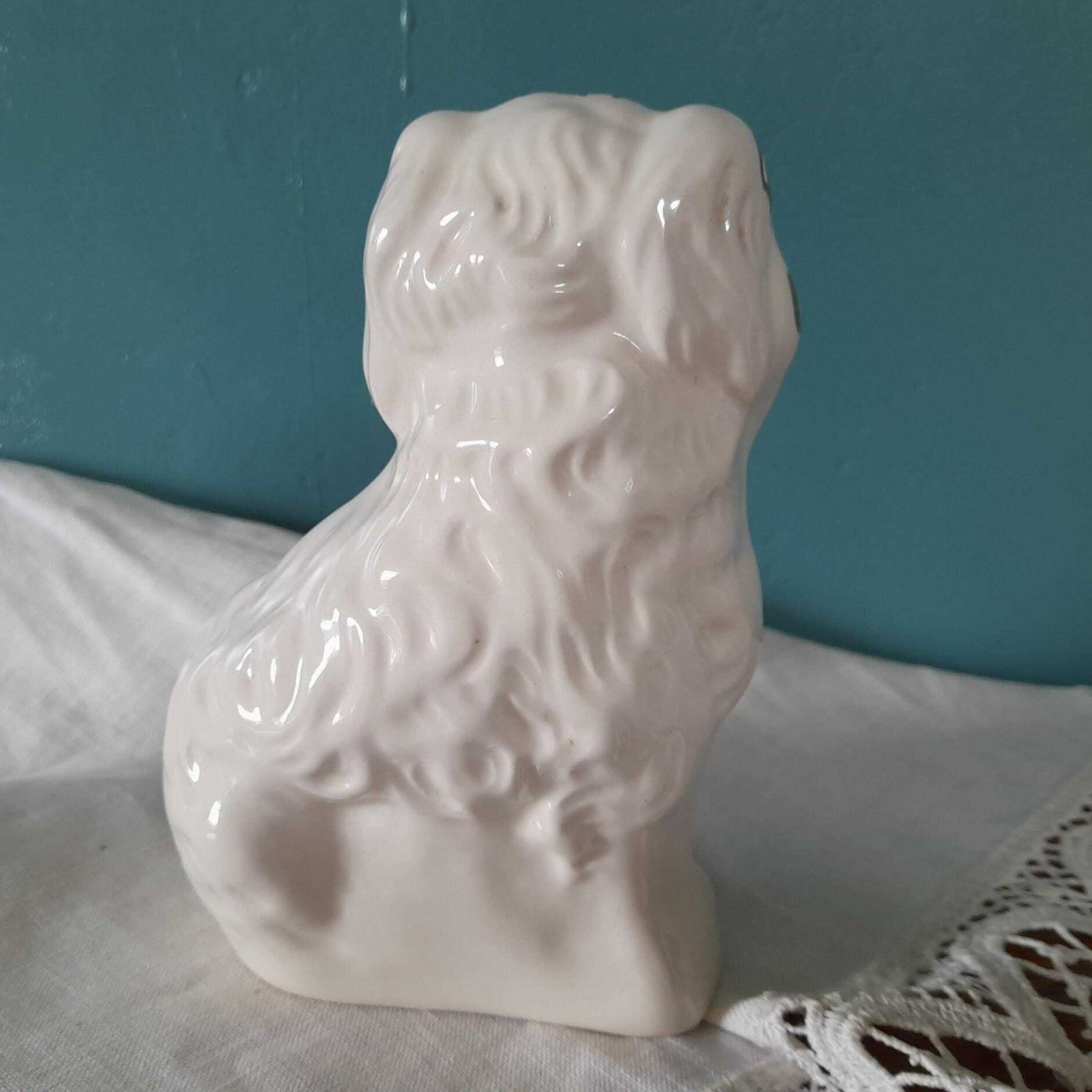Mid Century Staffordshire 5.5" Beswick Flat Back Spaniel Dogs   1378 6 photo vintage