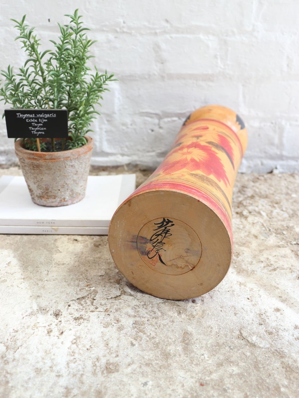 Large Japanese Kokeshi Doll photo furniture