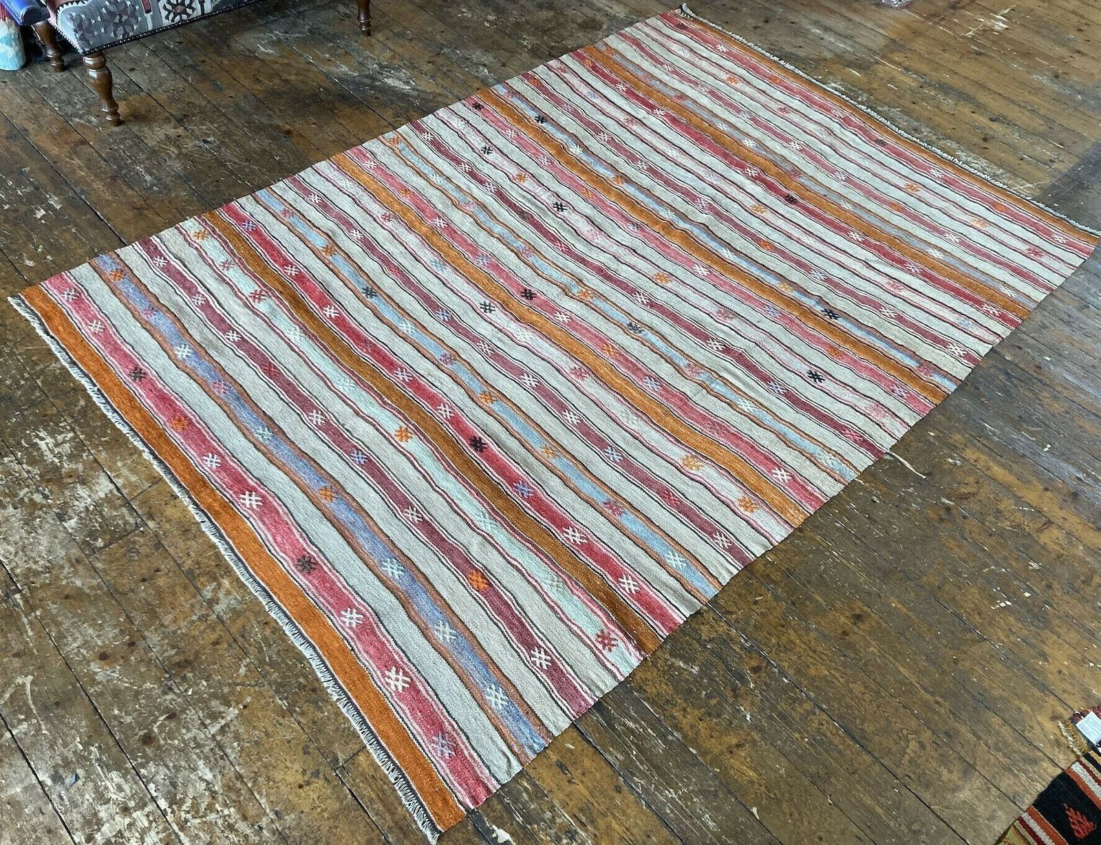 Vintage Anatolian Kilim 2.56m X 1.80m photo 750.0