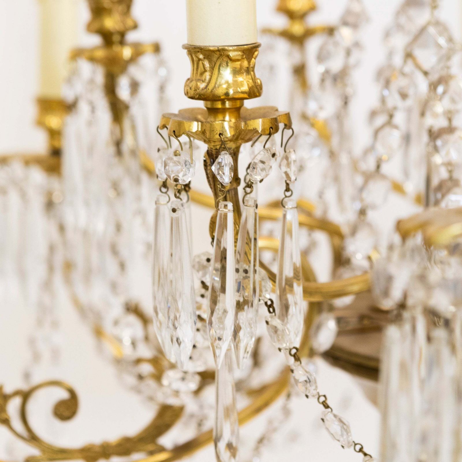 Antique French Crystal Chandelier | 12 Arm photo buy