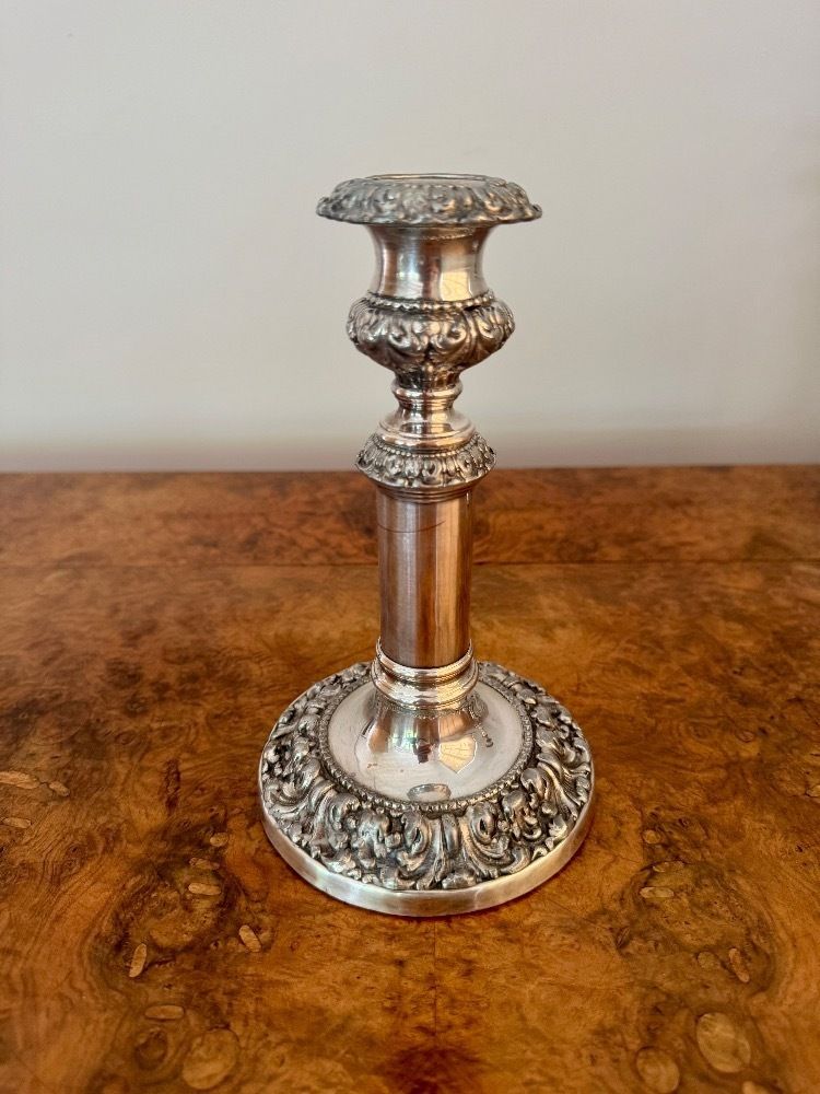 Magnificent Quality Pair Of Georgian Telescopic Candlesticks photo Home Decor
