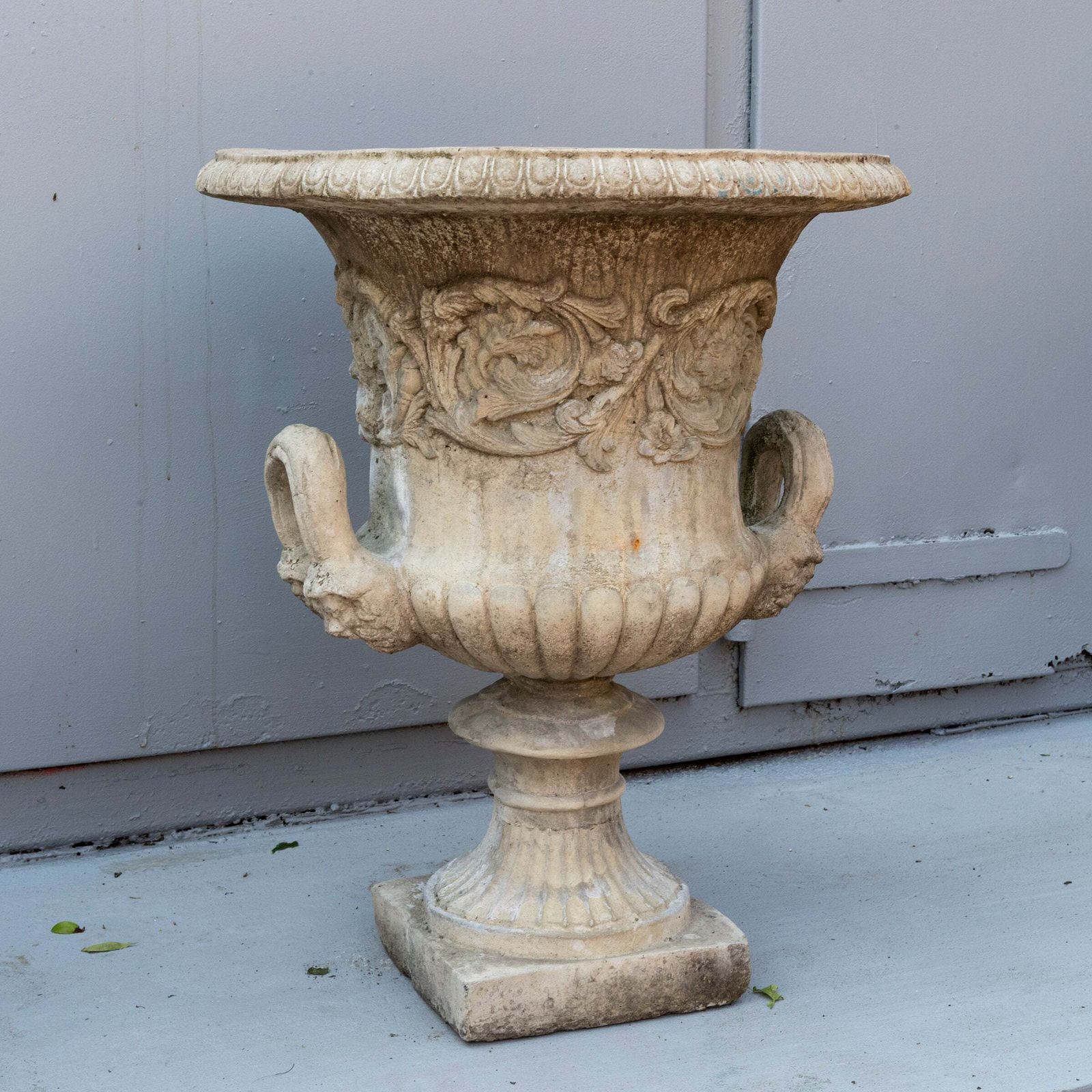 Antique Stoneware Ornate Urn, 1800s photo 1200.0