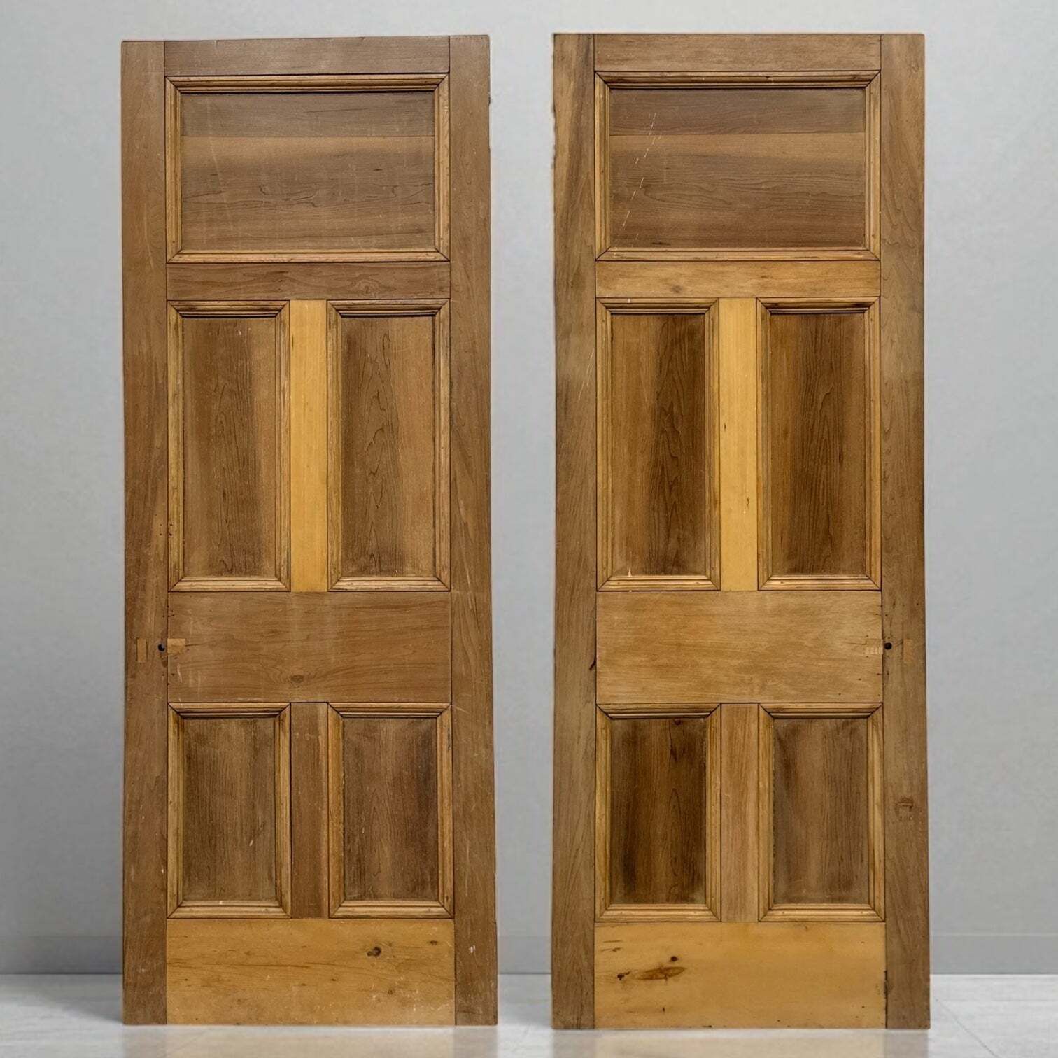 Antique 5 Panel Stripped Door 216.5cm X 82cm