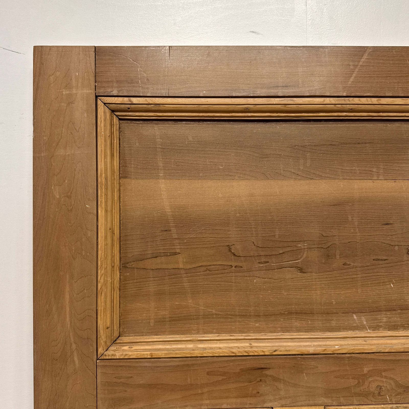 Antique 5 Panel Stripped Door 216.5cm X 82cm photo 375.0
