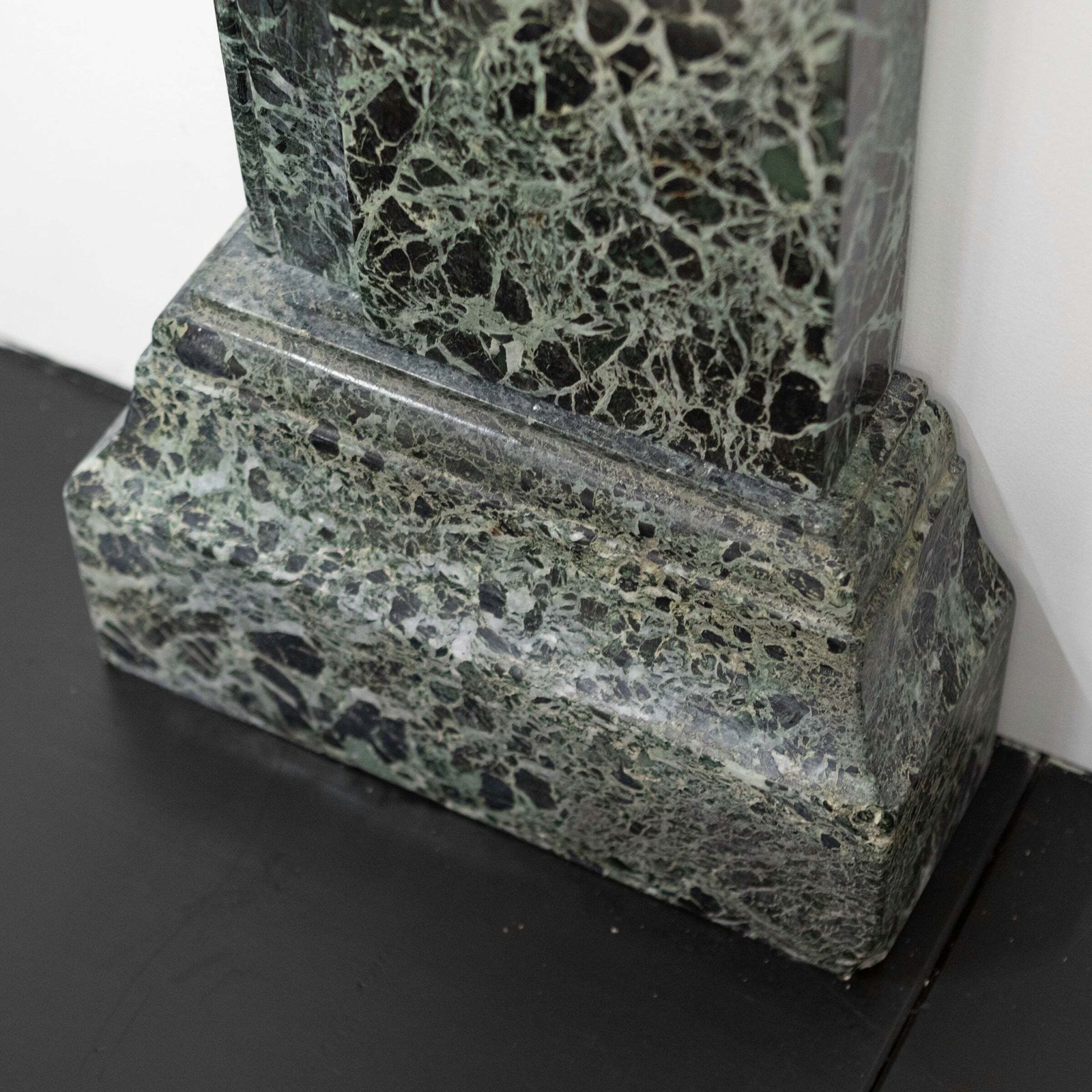 photo for sale Large Green Verde Marble Fireplace Surround