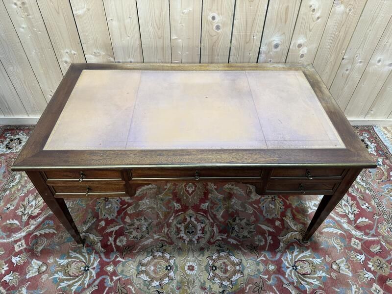 Bureau Plat De Style Louis XVI   Directoire En Acajou photo 1320.0