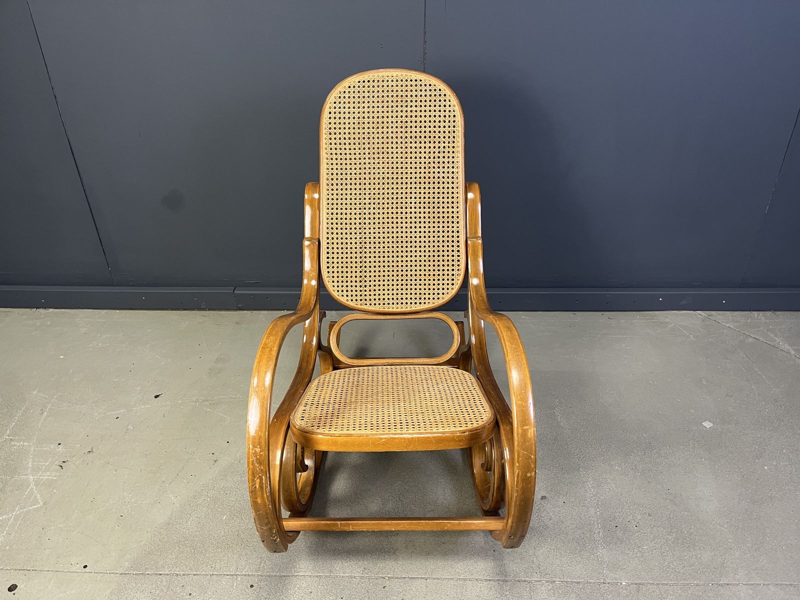 Vintage Thonet Style Rocking Chair, 1960s photo Furniture