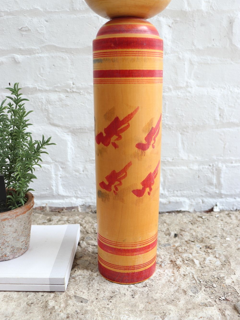 Large Japanese Kokeshi Doll photo Home Decor