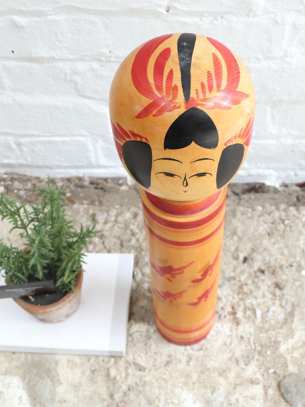 Large Japanese Kokeshi Doll photo vinterior