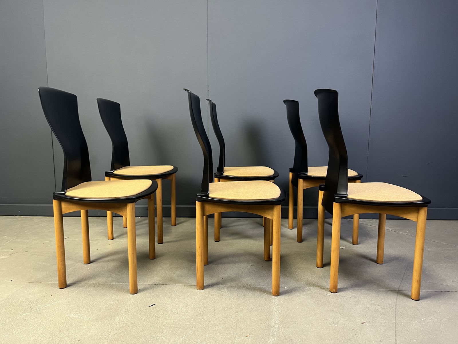 Vintage Pelope Dining Chairs By Francesco Binfarè For Cassina, 1990s photo 1500.0