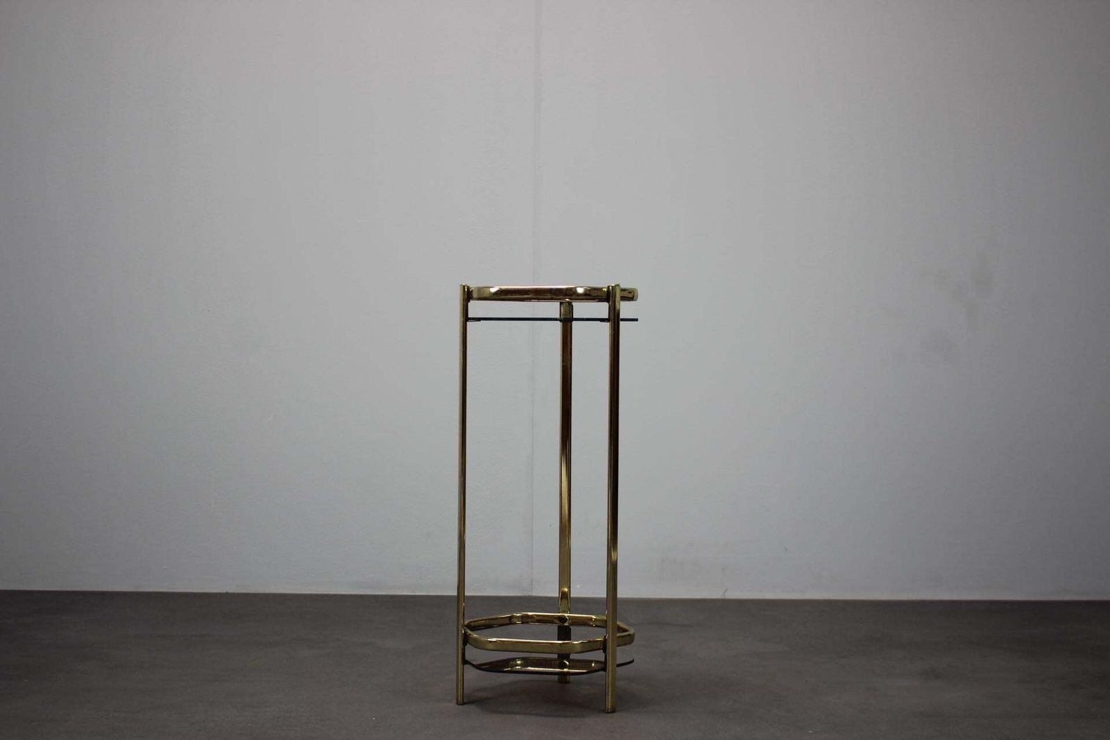 Mid Century Brass And Smoked Glass Tea Table, 1970s, Germany photo furniture