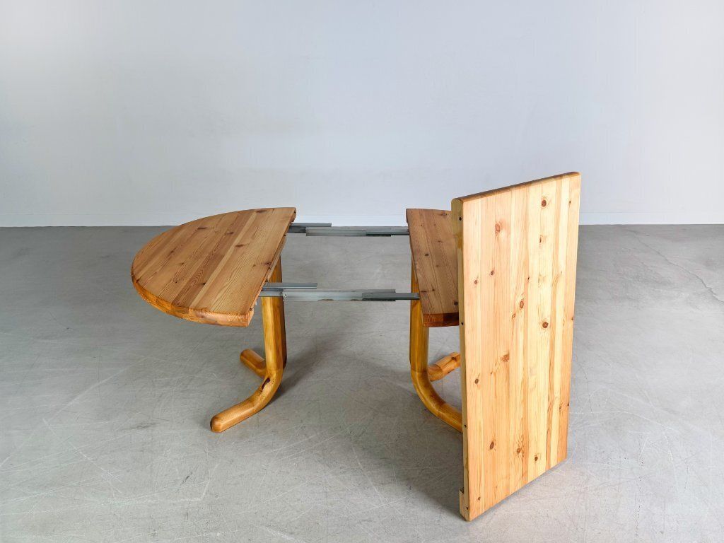 Rainer Daumiller Eettafel Grenen Mid-Century Design Uitschuifbaar 2 photo vinterior
