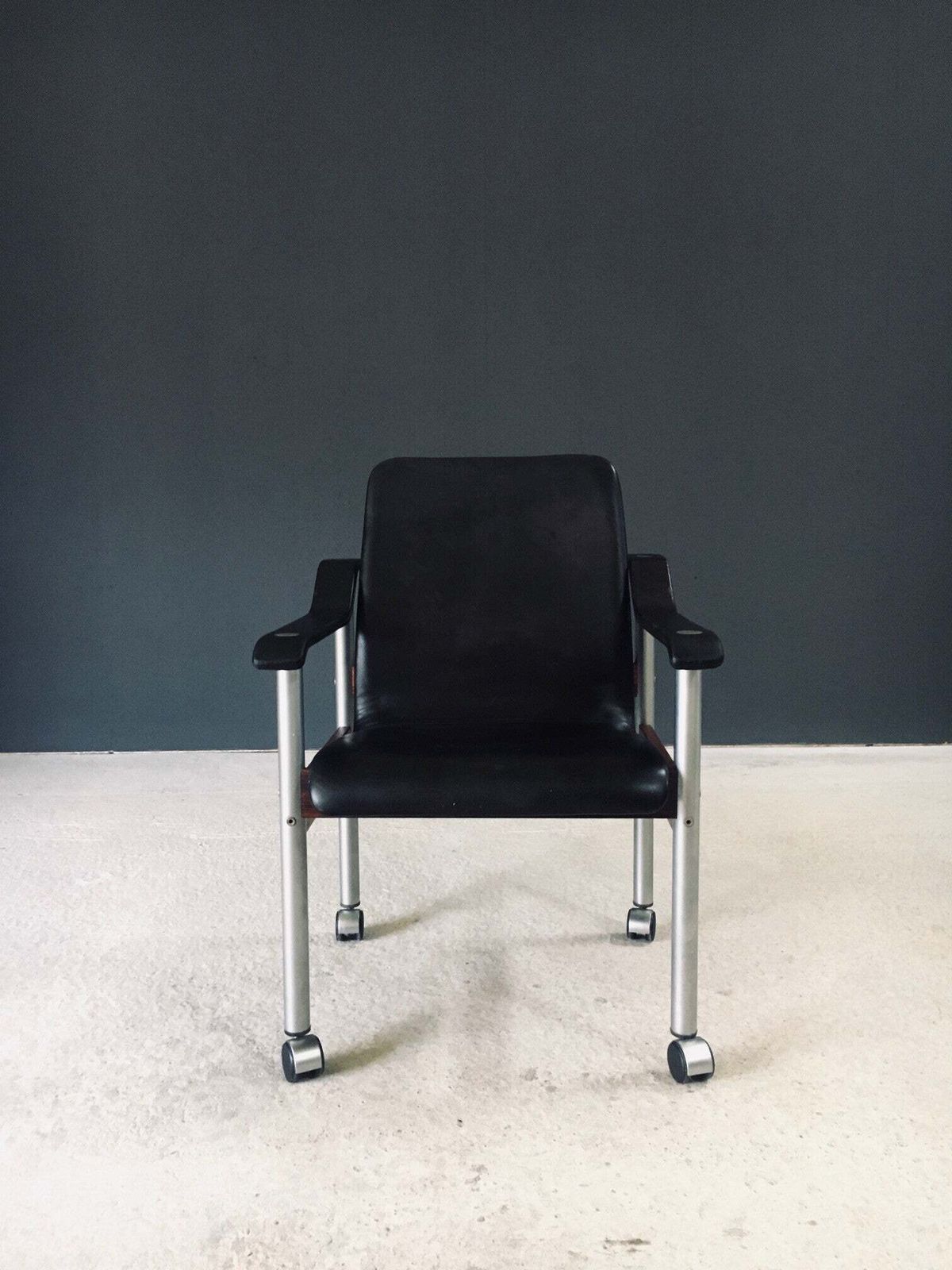 Mid Century Modern Scandinavische Design Bureaustoel Van Dyrlund, Denemarken, Ca. Jaren 1960 photo 700.0