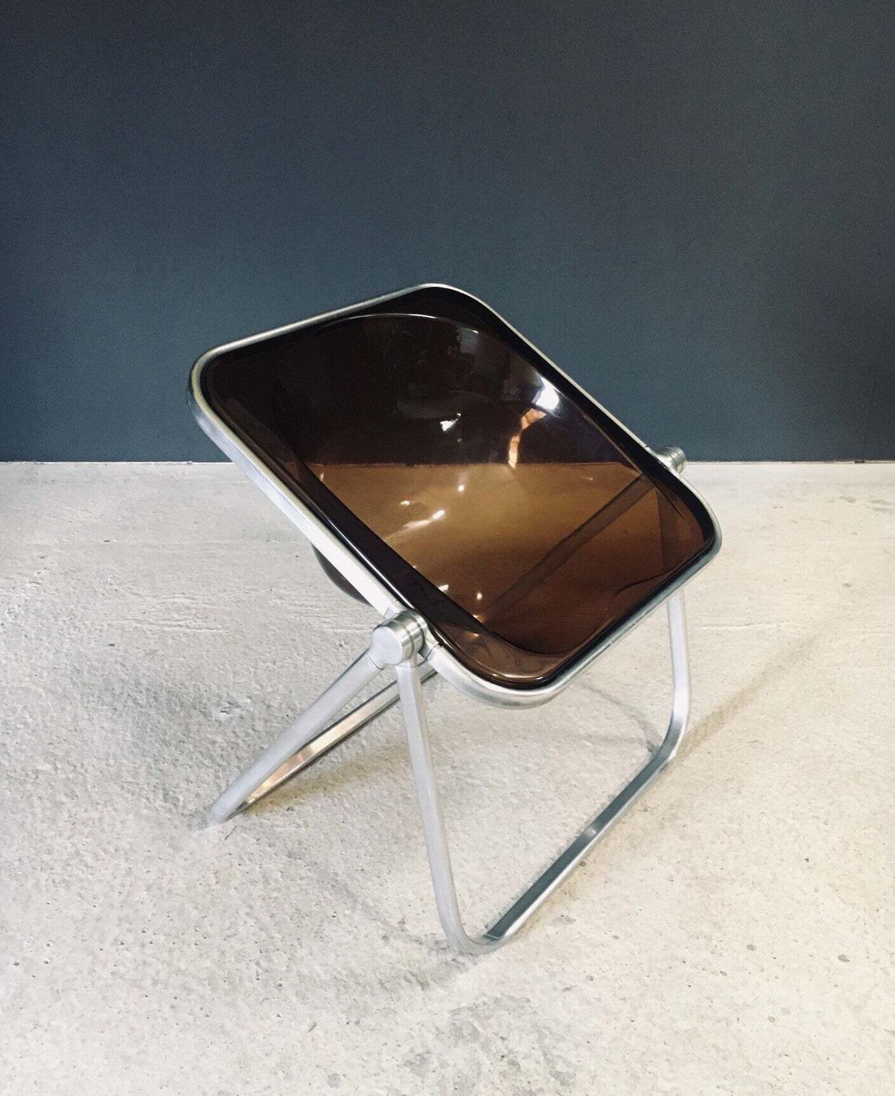 Midcentury Modern Design Plona Chair By Giancarlo Piretti For Castelli, Italy 1970's photo buy
