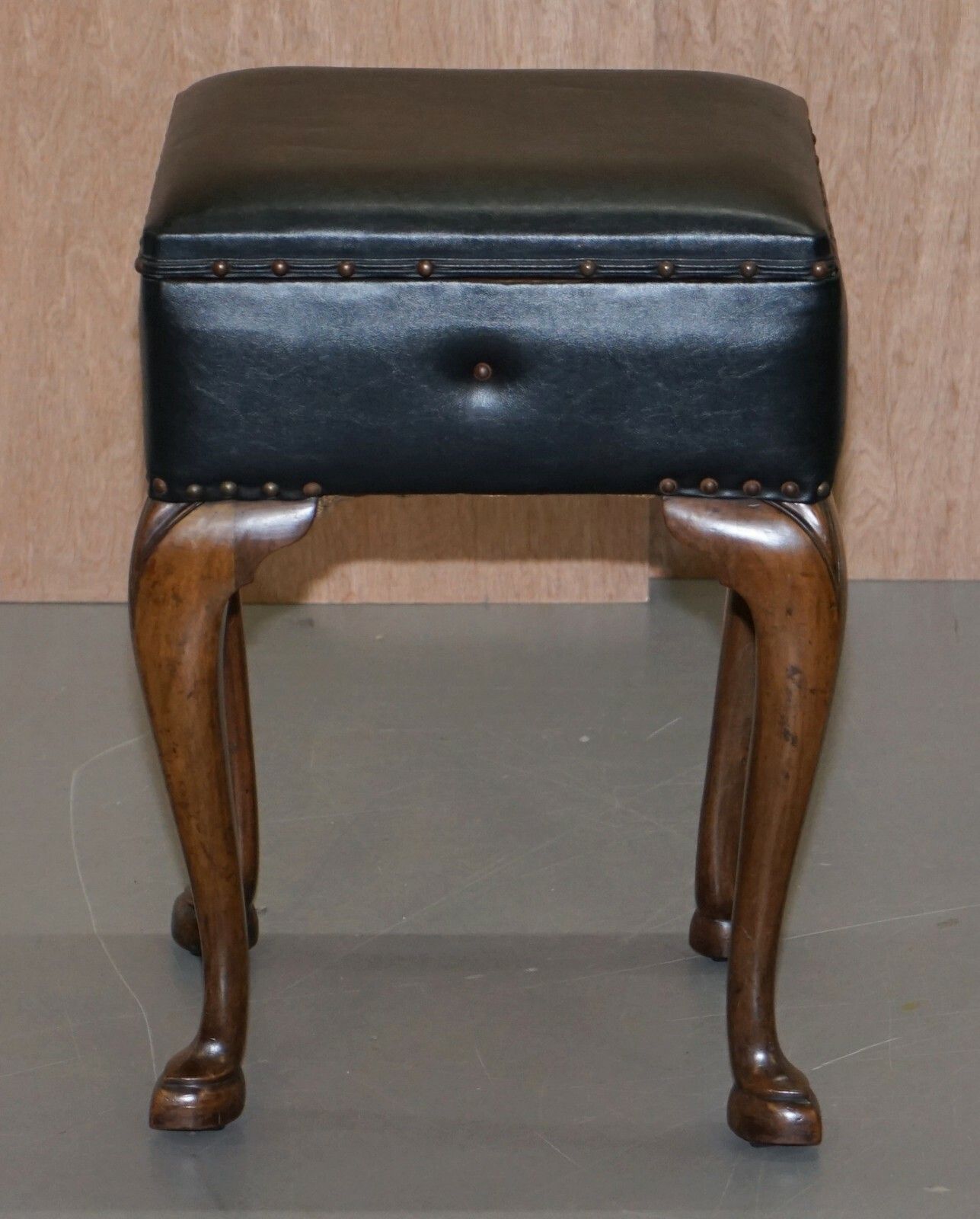 Antique French Walnut Circa 1880 Piano Stool With Internal Music Storage photo furniture