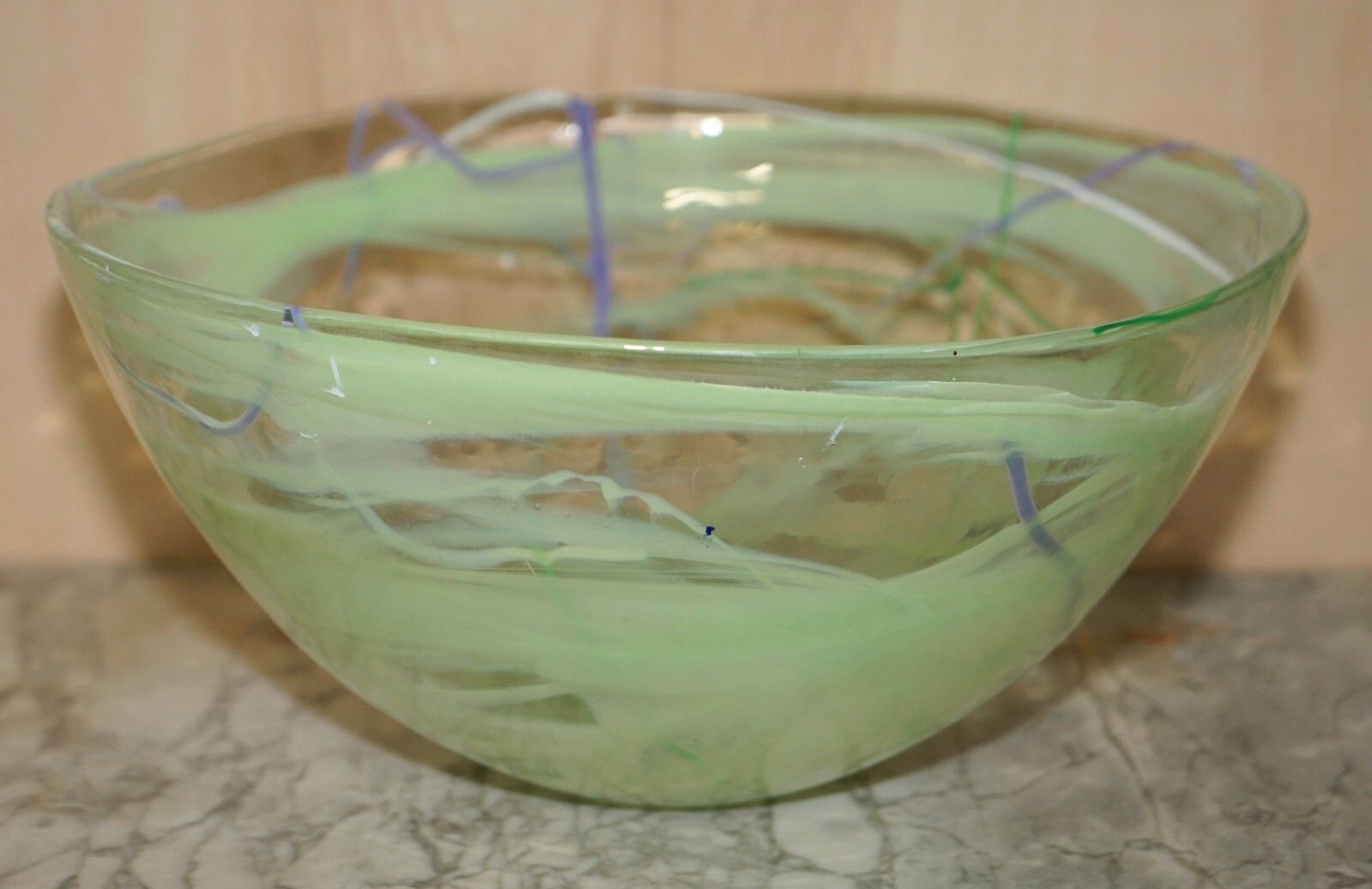 photo vintage Beautiful Kosta Boda Decorative Custom Made Decorative Glass Bowl By Anna Ehrner