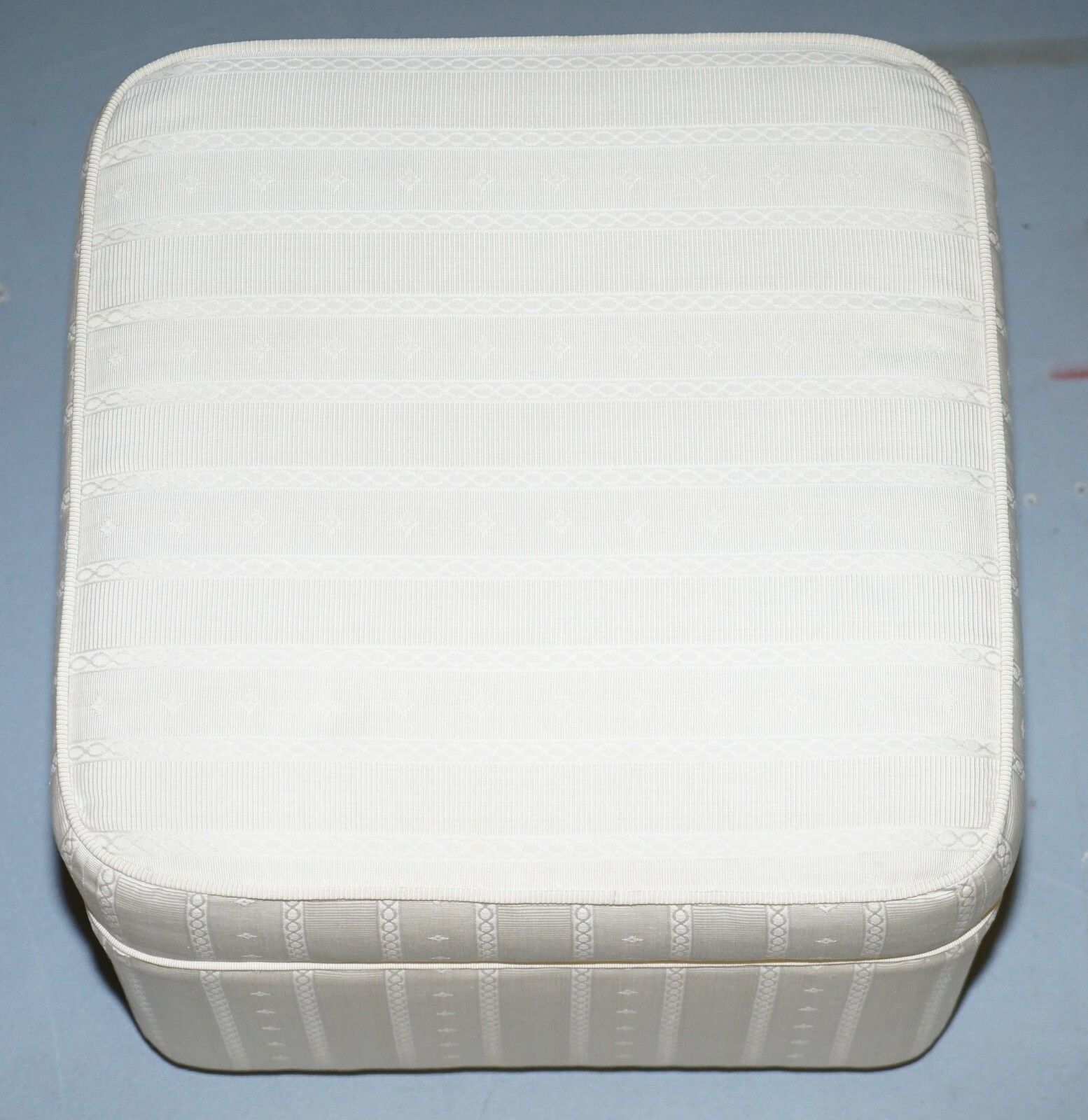 Part Large Suite Pair Of Vintage Mid Century Upholstered Footstools On Castors photo 500.0
