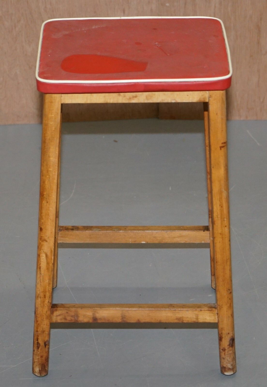 Suite Of Three Progressive Modern Industries Stamped Artist Art School Stools photo buy
