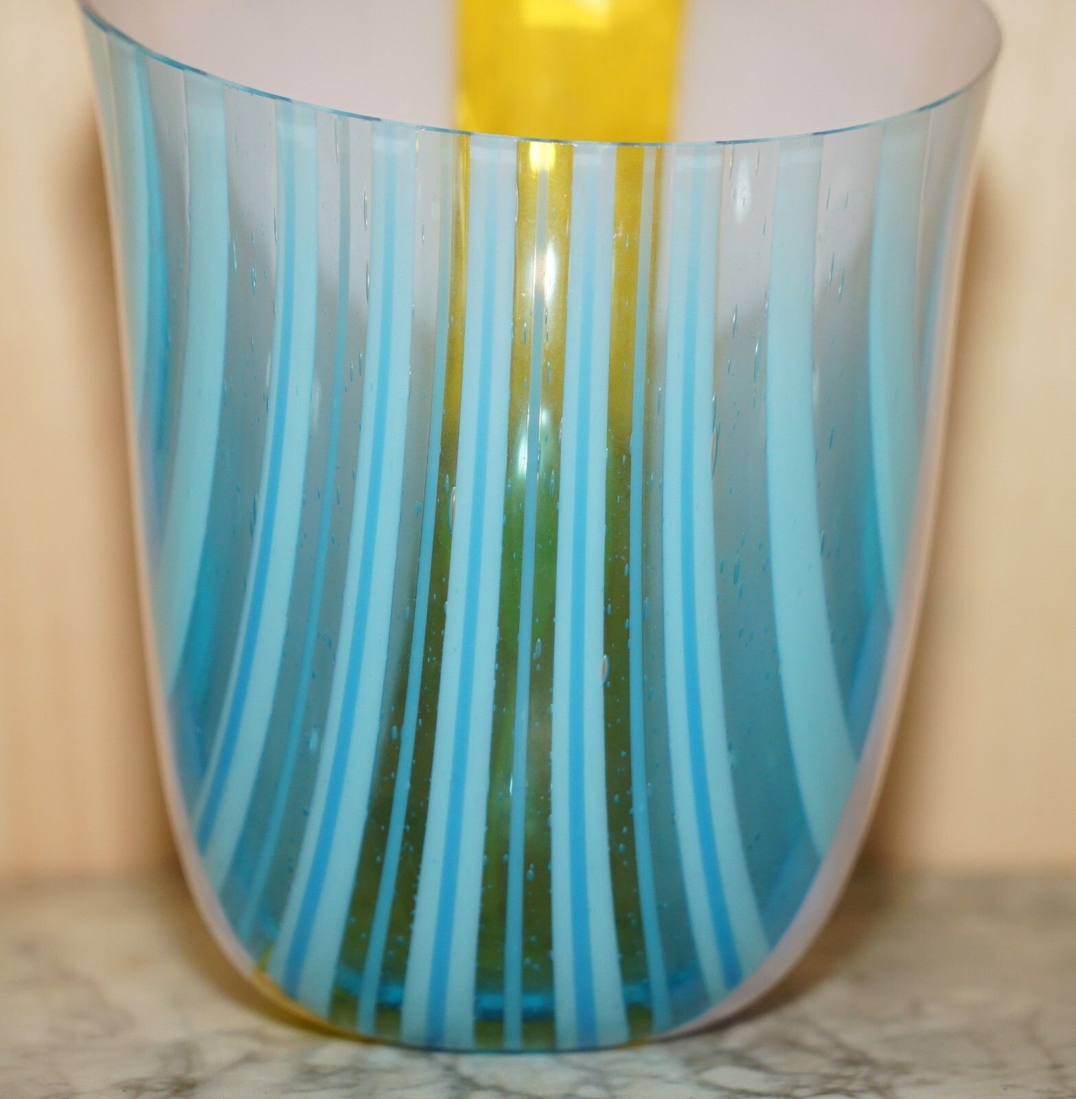 Beautiful Decorative Cm Stamped Custom Made Decorative Floral Glass Vase photo 475.0