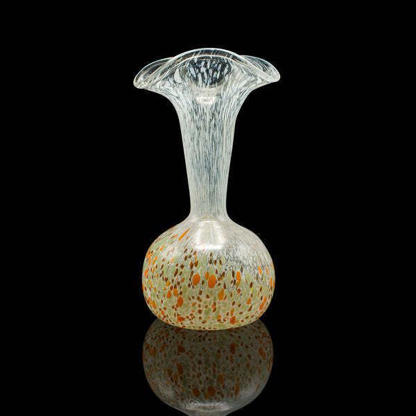 Vintage Display Vase, Continental, Art Glass, Posy Sleeve, Mid Century Modern photo Home Decor