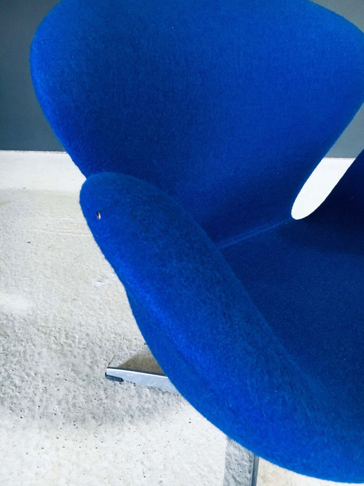 photo vinterior Mid Century Modern Scandinavian Design Swan Chair Van Arne Jacobsen, Denemarken, Jaren 1970