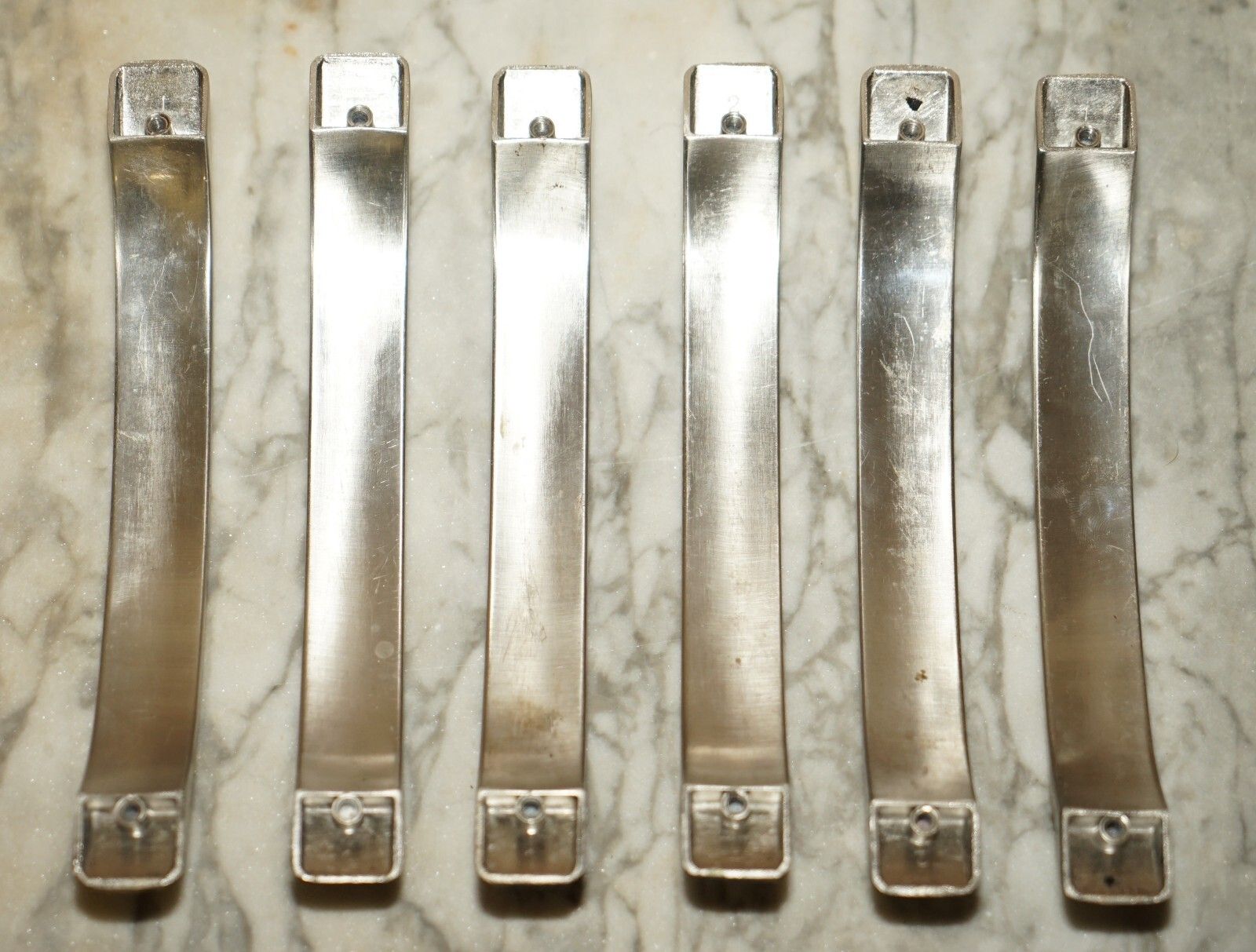 Suite Of Six Shark Manta Ray Shagreen Upholstered Contemporary Drawer Handles photo Home Fixtures