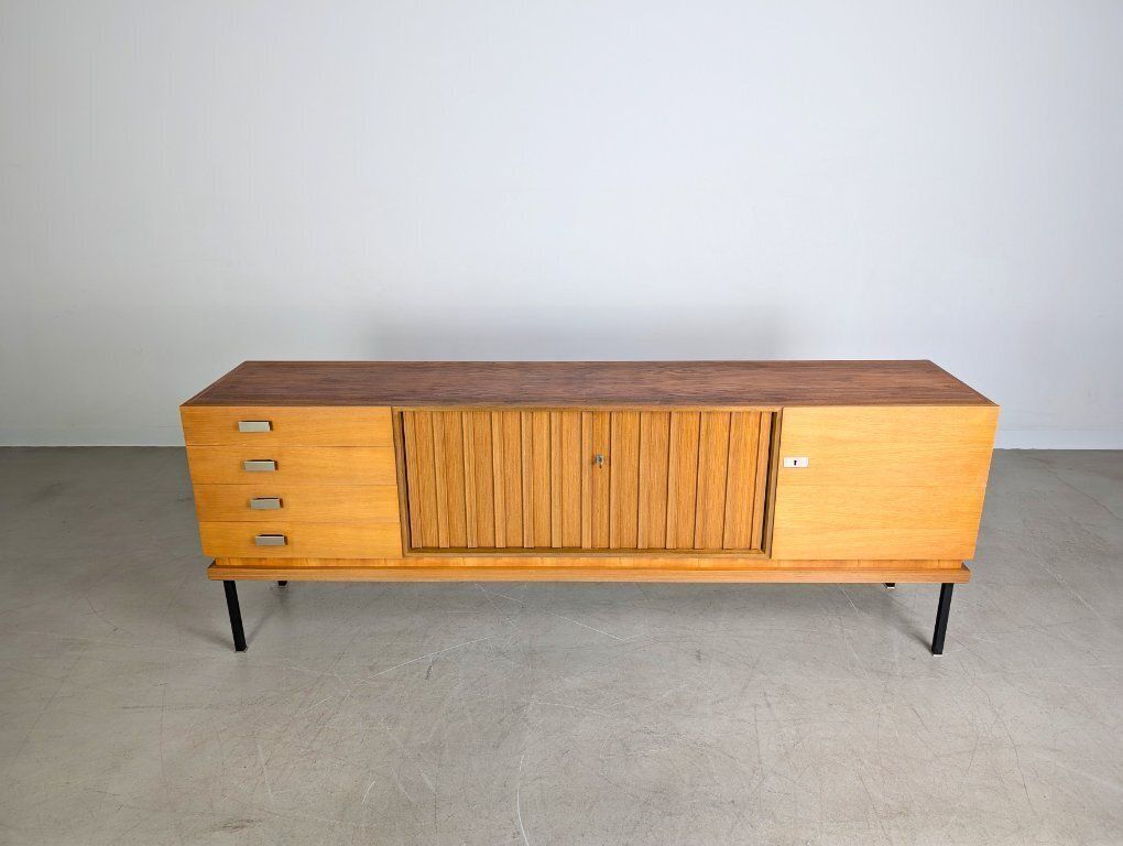 Original Midcentury Sideboard Famöla Furniture Fama Walnut photo for sale