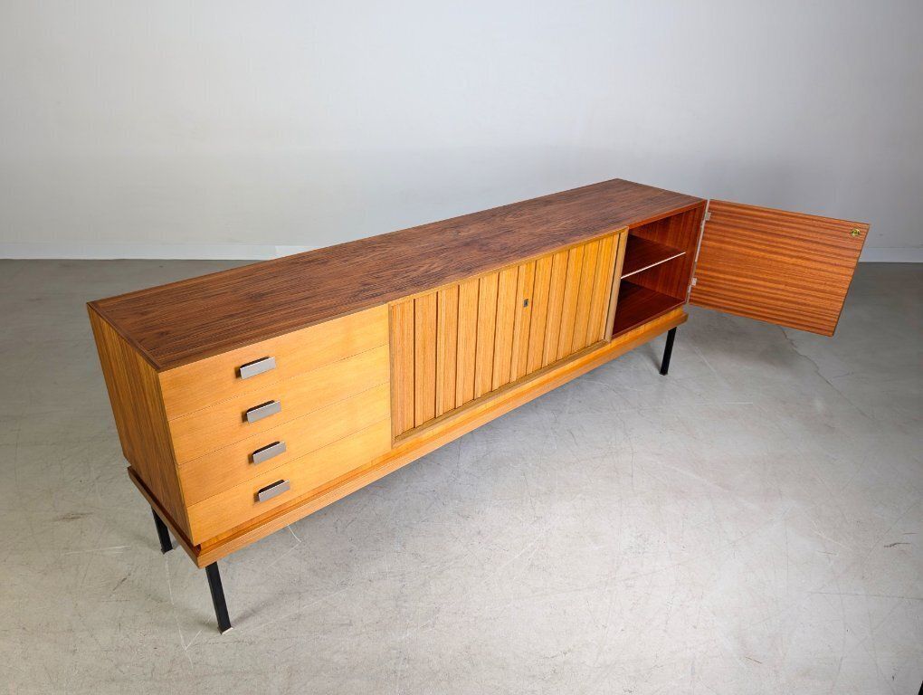 Original Midcentury Sideboard Famöla Furniture Fama Walnut photo buy