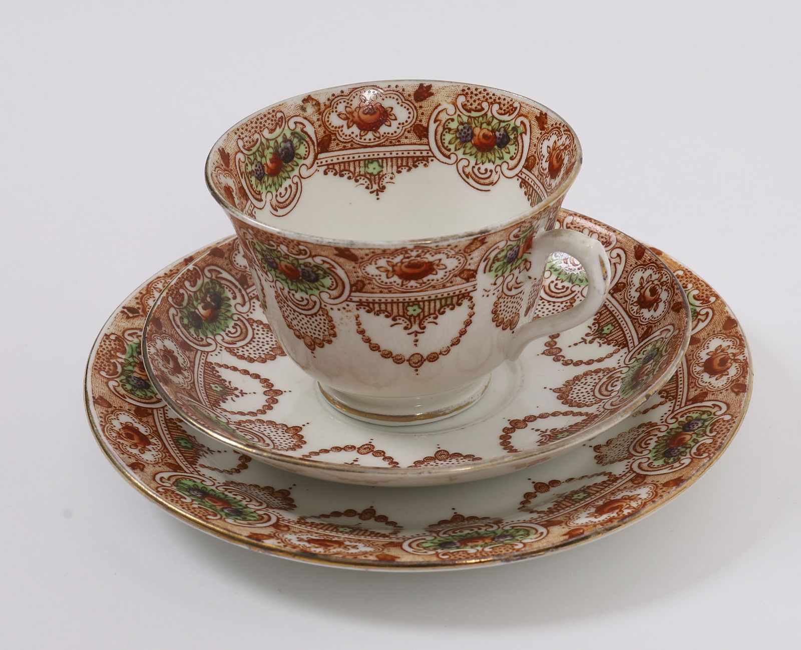 Antique 21 Piece Doric China, Longton Stafford Porcelain Tea Set  Circa 1926 35 photo vinterior