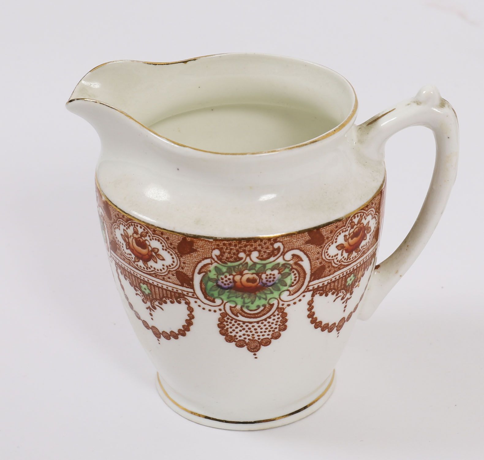 Home Decor Antique 21 Piece Doric China, Longton Stafford Porcelain Tea Set  Circa 1926 35 photo