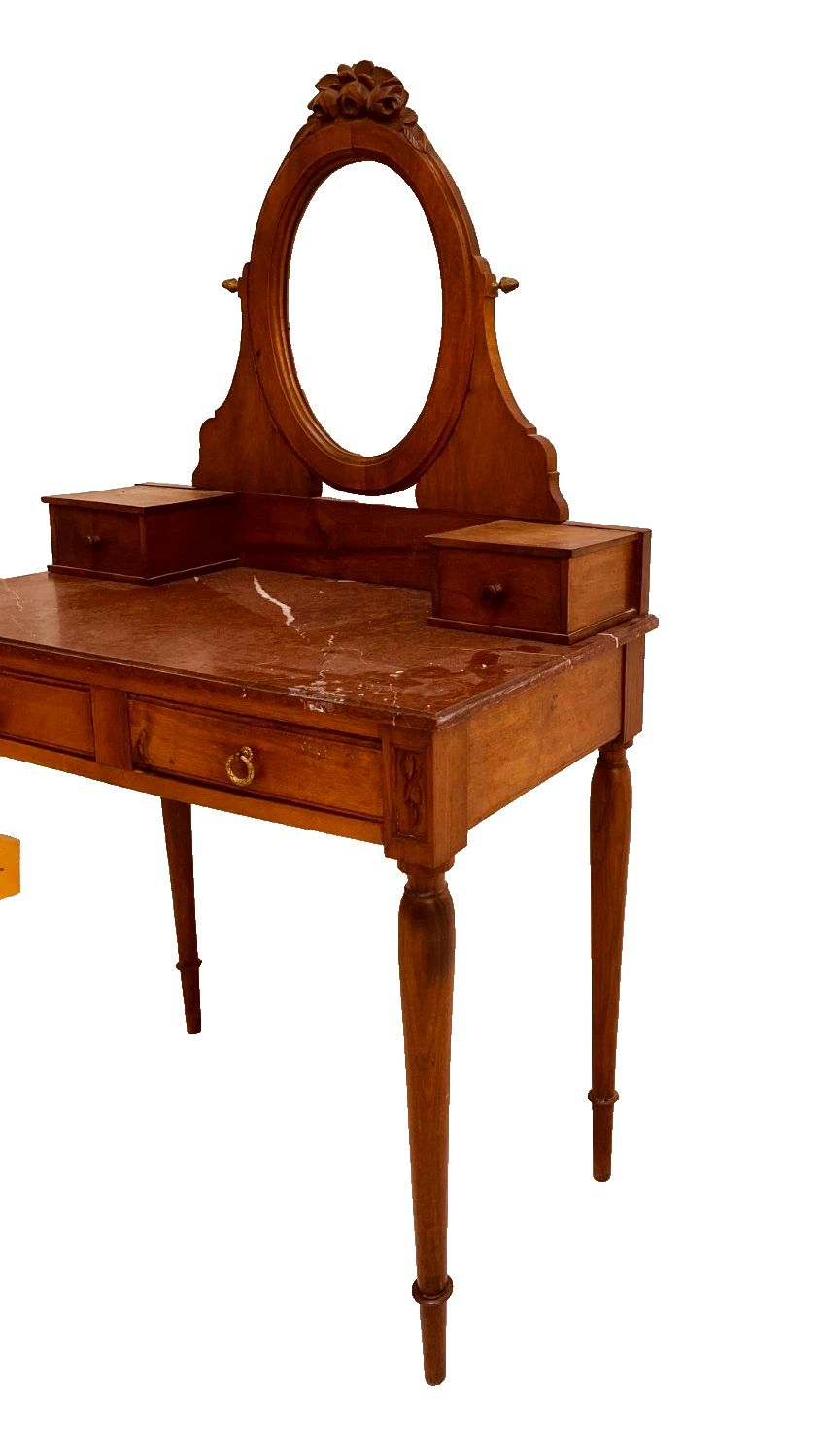 Louis XVI Style Walnut Dressing Table 20th Century photo furniture