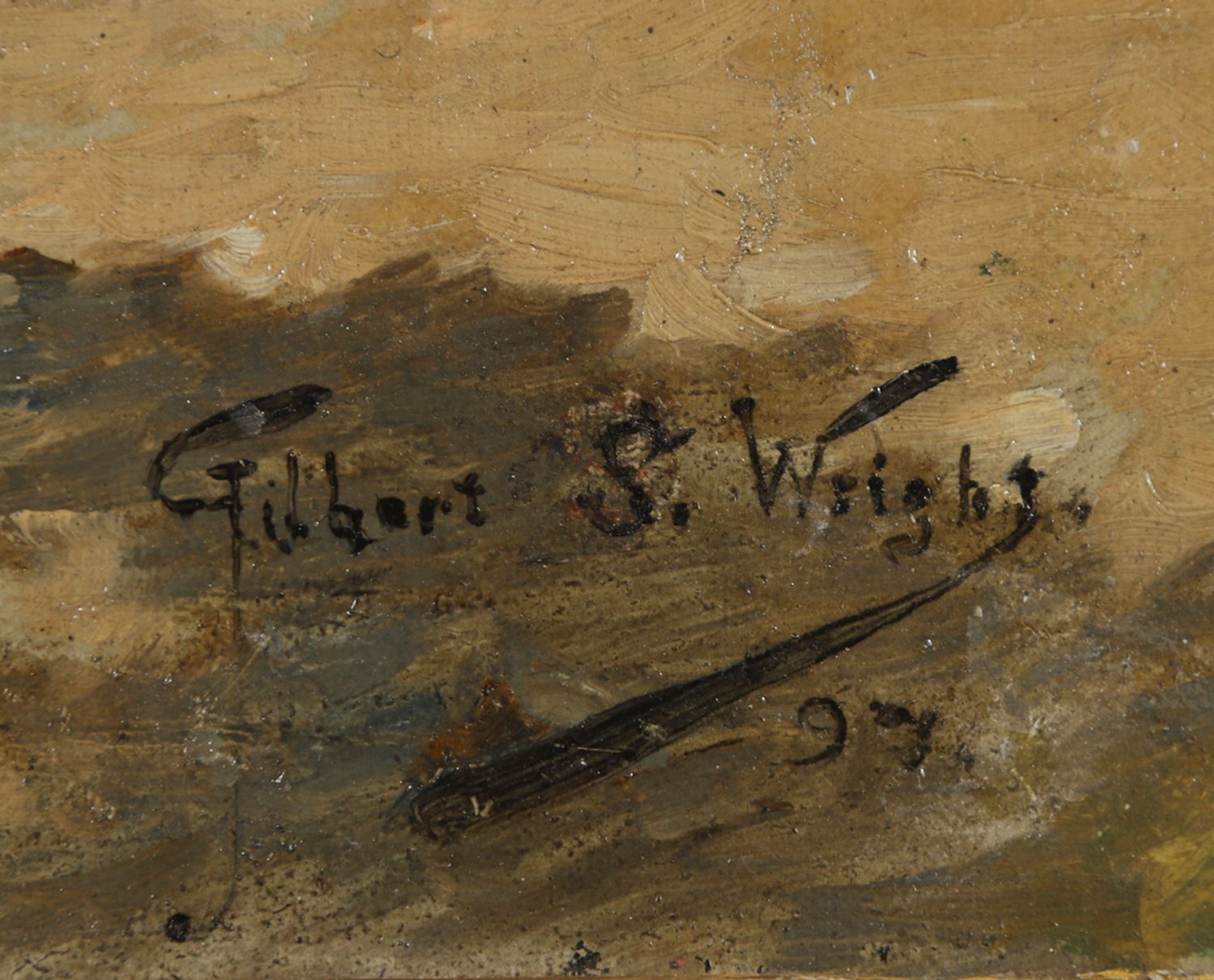 English Victorian Drunken & Disorderly Tavern Oil Painting Picture By Gilbert Scott Wright (Circa 1897) photo 4750.0