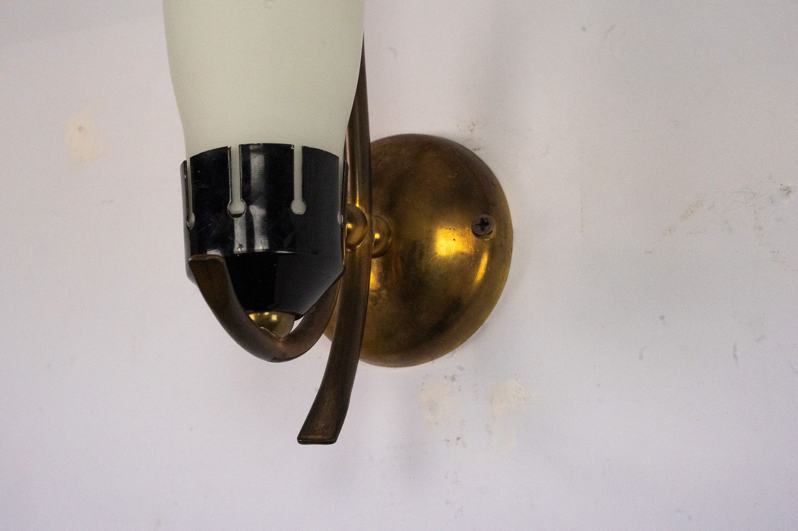 Pair Of Mid Century Sconces In Arredoluce Manner. Italy 1950s photo vinterior