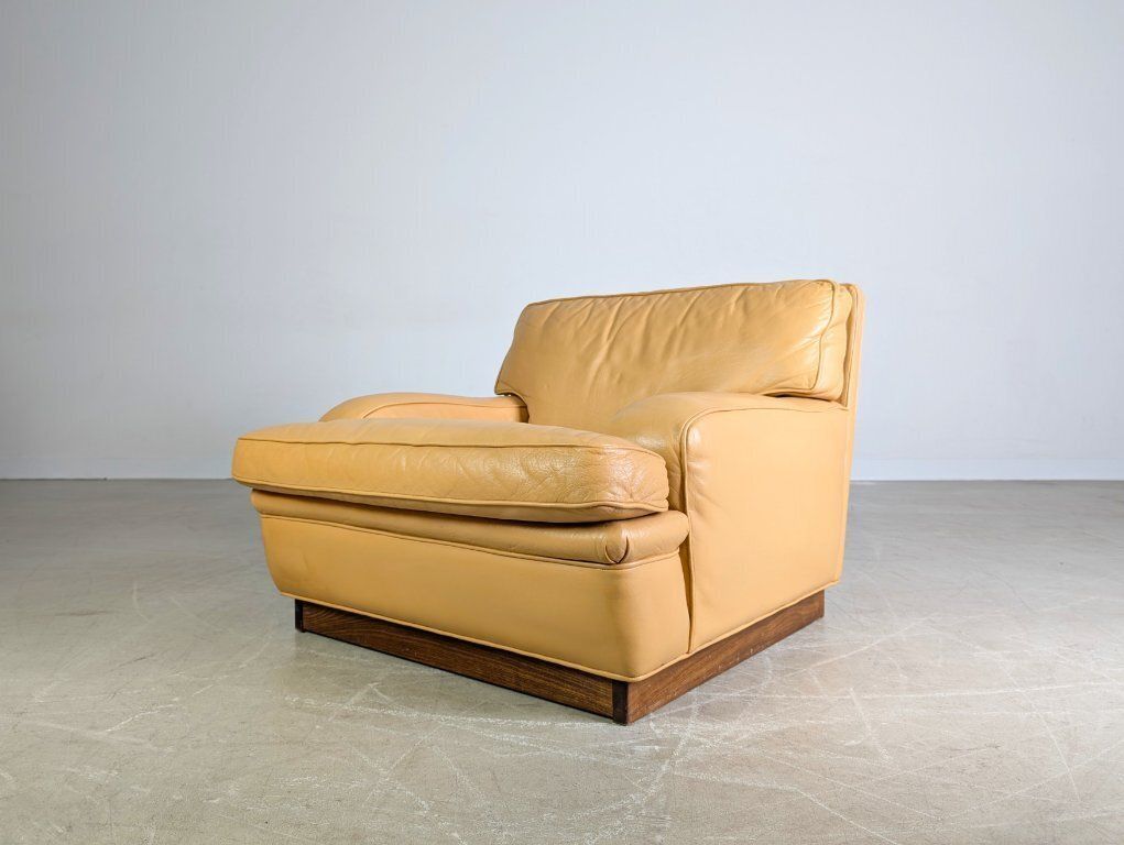 Original Midcentury Armchair Arne Norell Armchair Mexico Leather2 photo Furniture