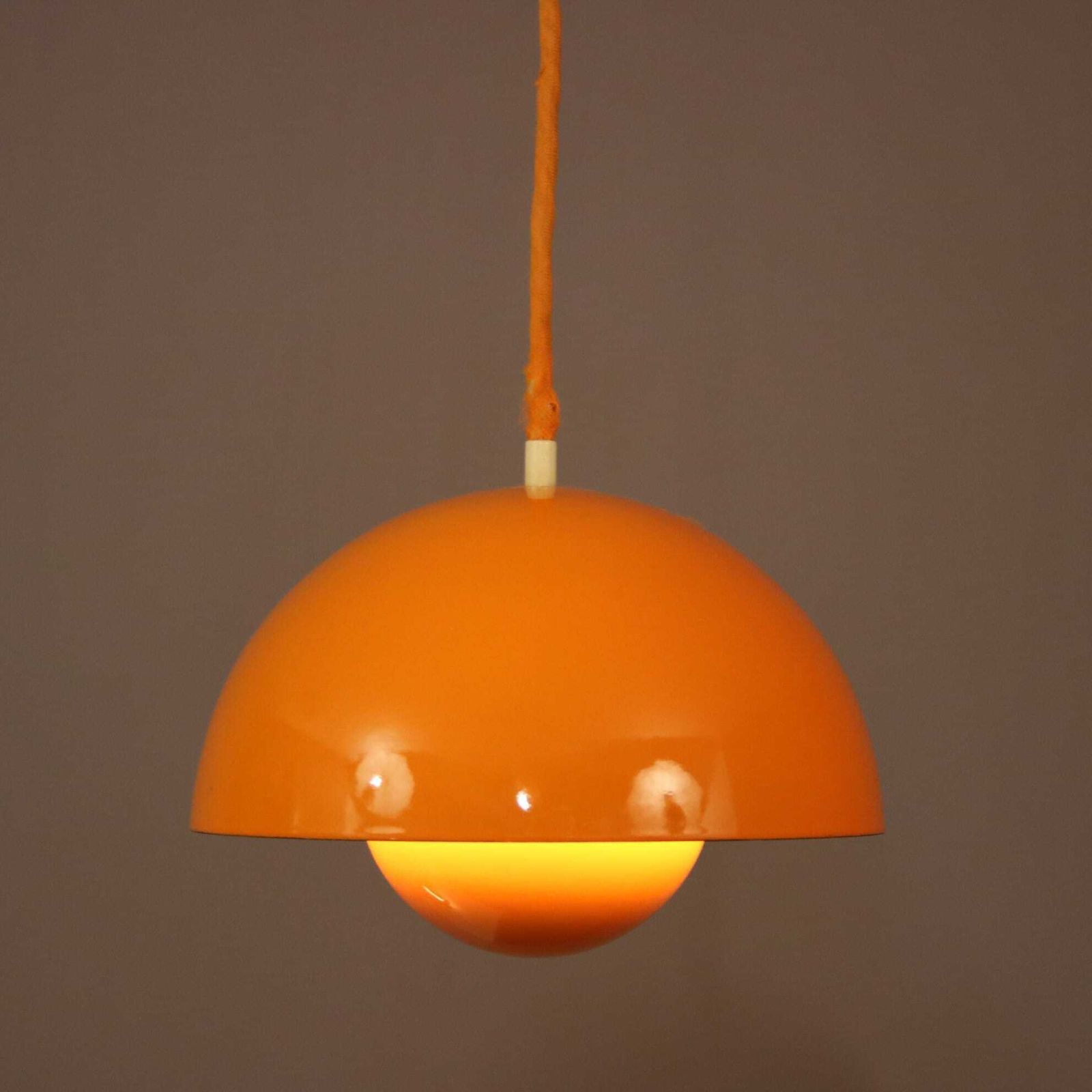 1970s “Flower Pot” Hanging Lamp By Verner Panton For Louis Poulsen, Denmark photo for sale