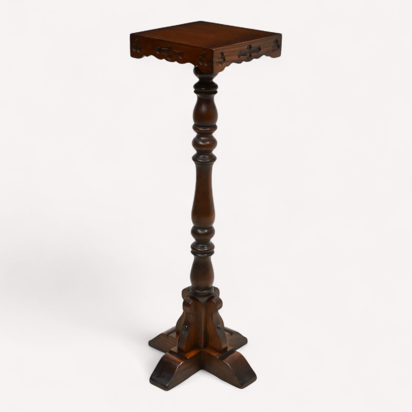 Old Charm Plant Stand Oak Tudor Brown Finish Model 2164 Free Nationwide Delivery photo for sale