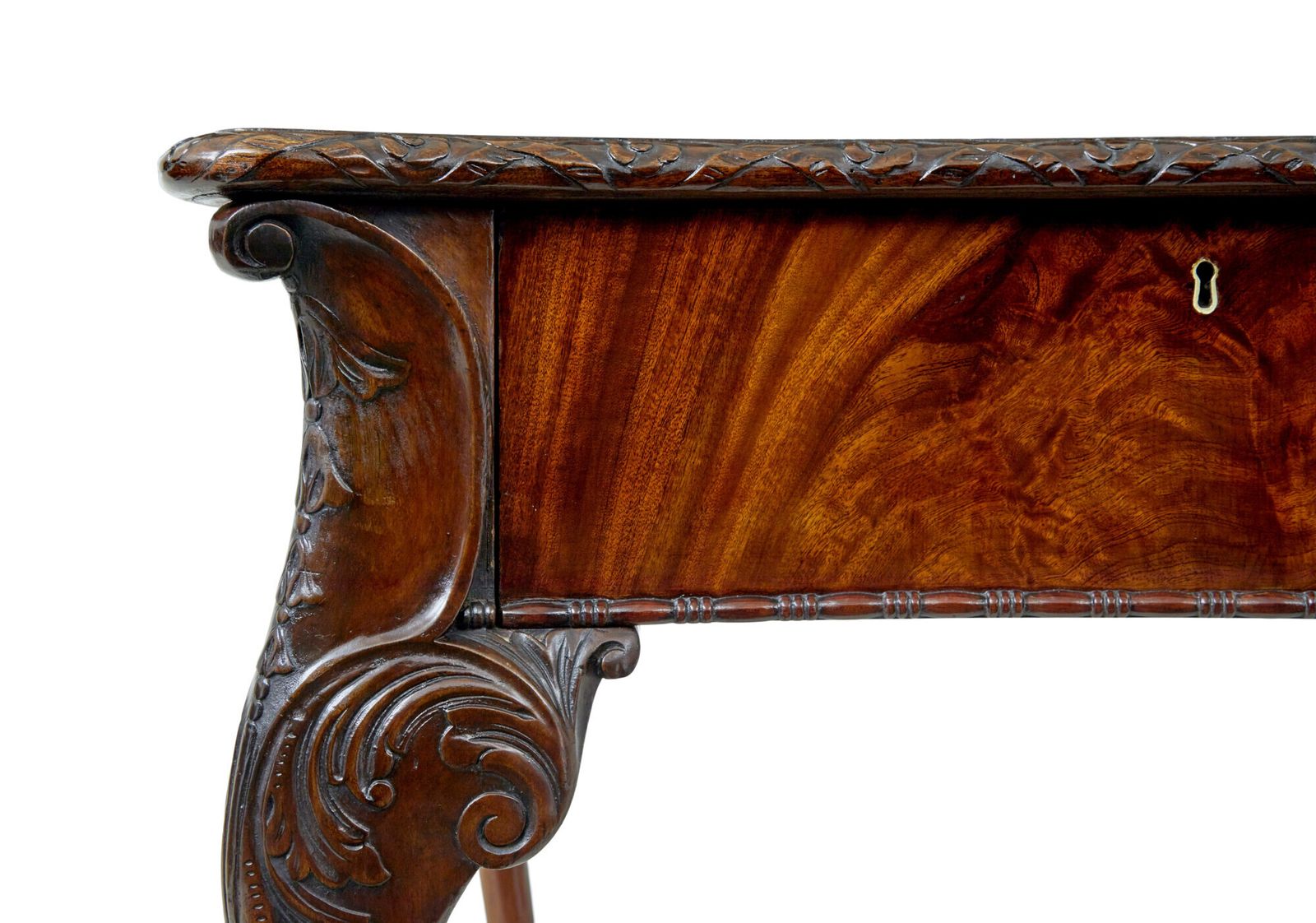 photo furniture Mid 19th Century English Partners Desk In The Chippendale Taste