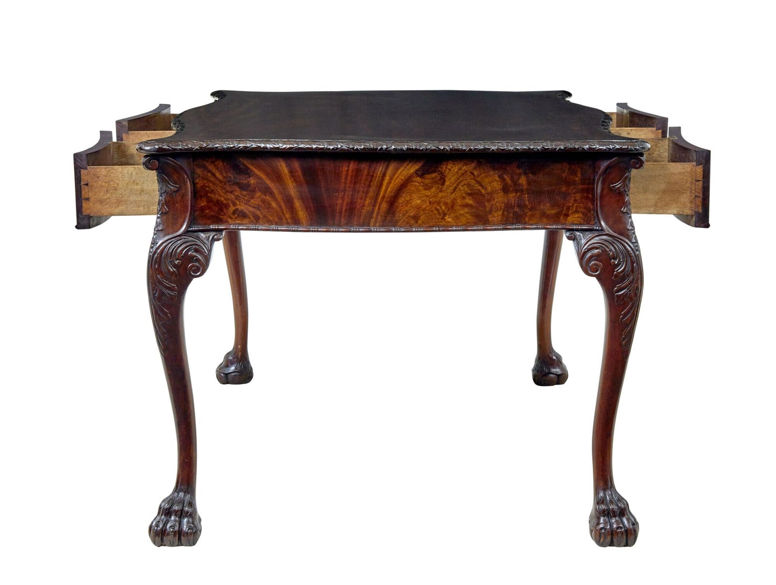 9845.0 Mid 19th Century English Partners Desk In The Chippendale Taste photo
