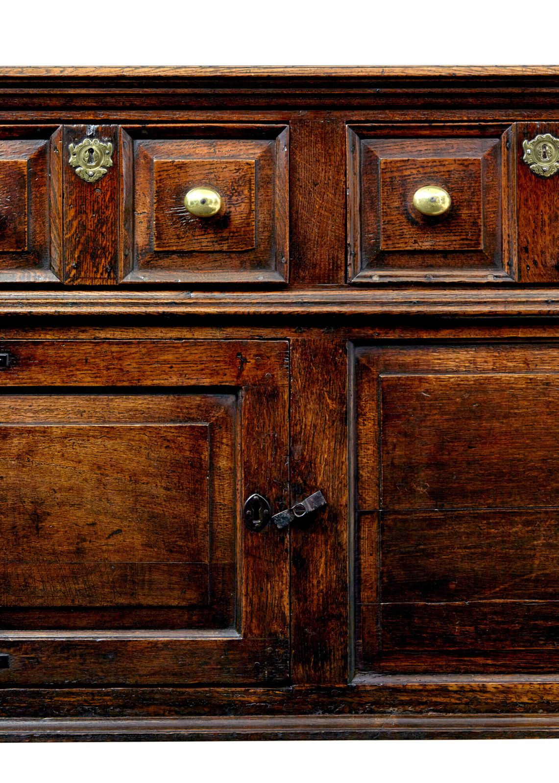 English 18th Century Carved Oak Dresser photo 4945.0