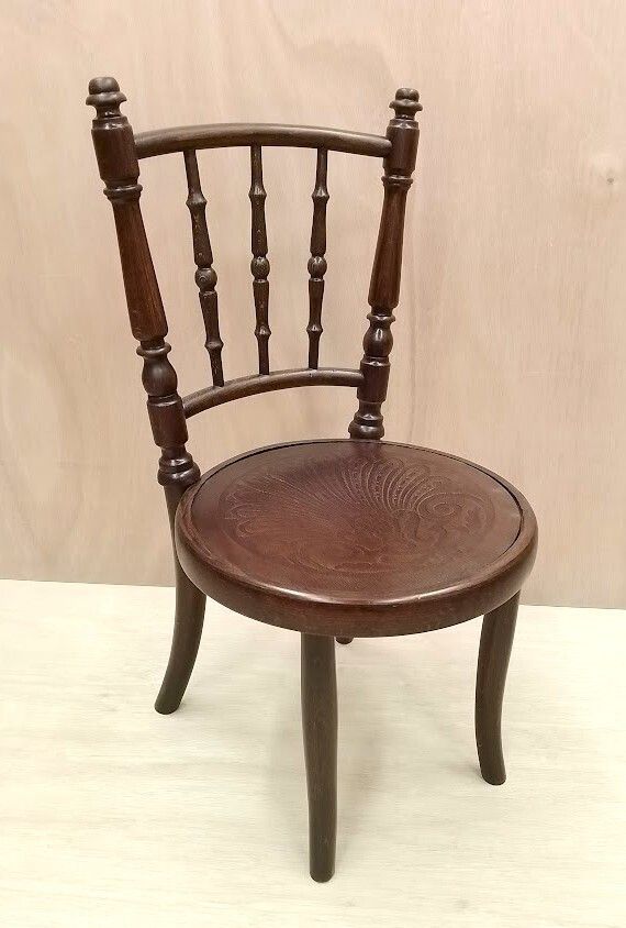 Antique Fischel Bentwood Child's Chair photo for sale