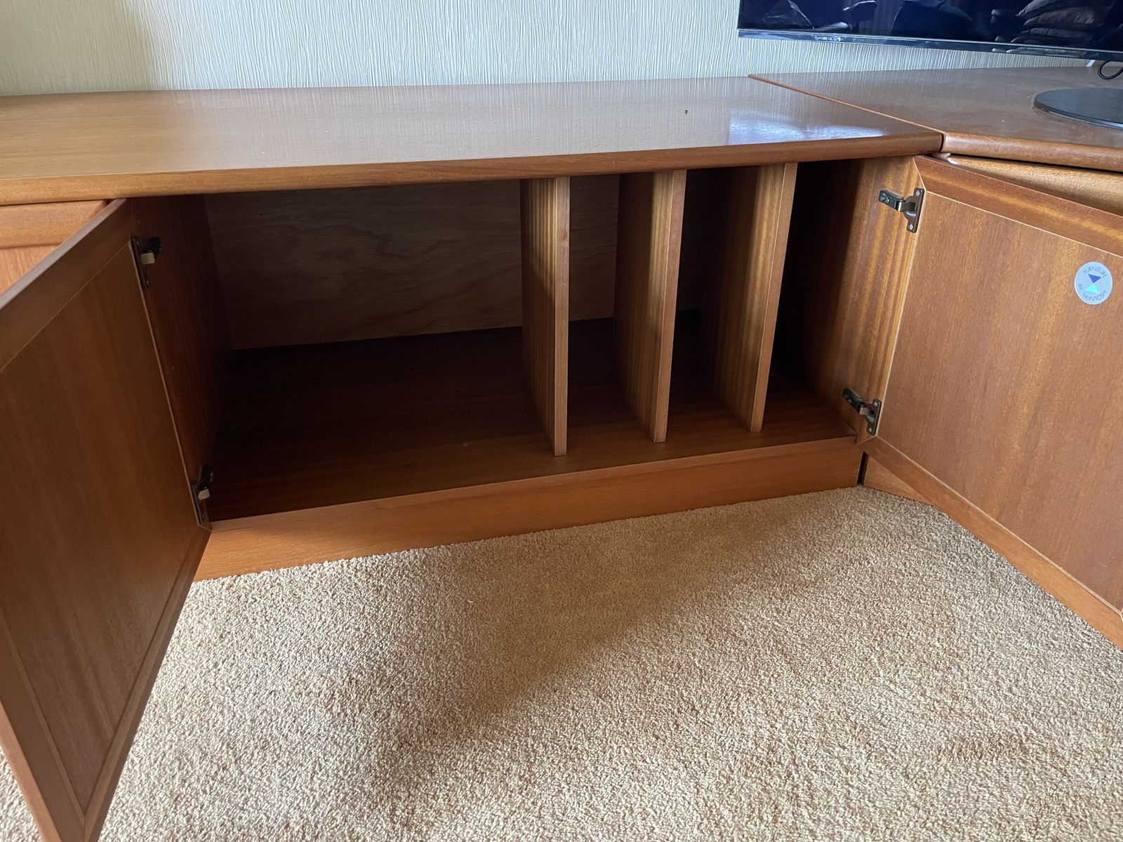 4 Piece McIntosh Furniture Set; Corner, Low, Display And Tv Unit photo for sale