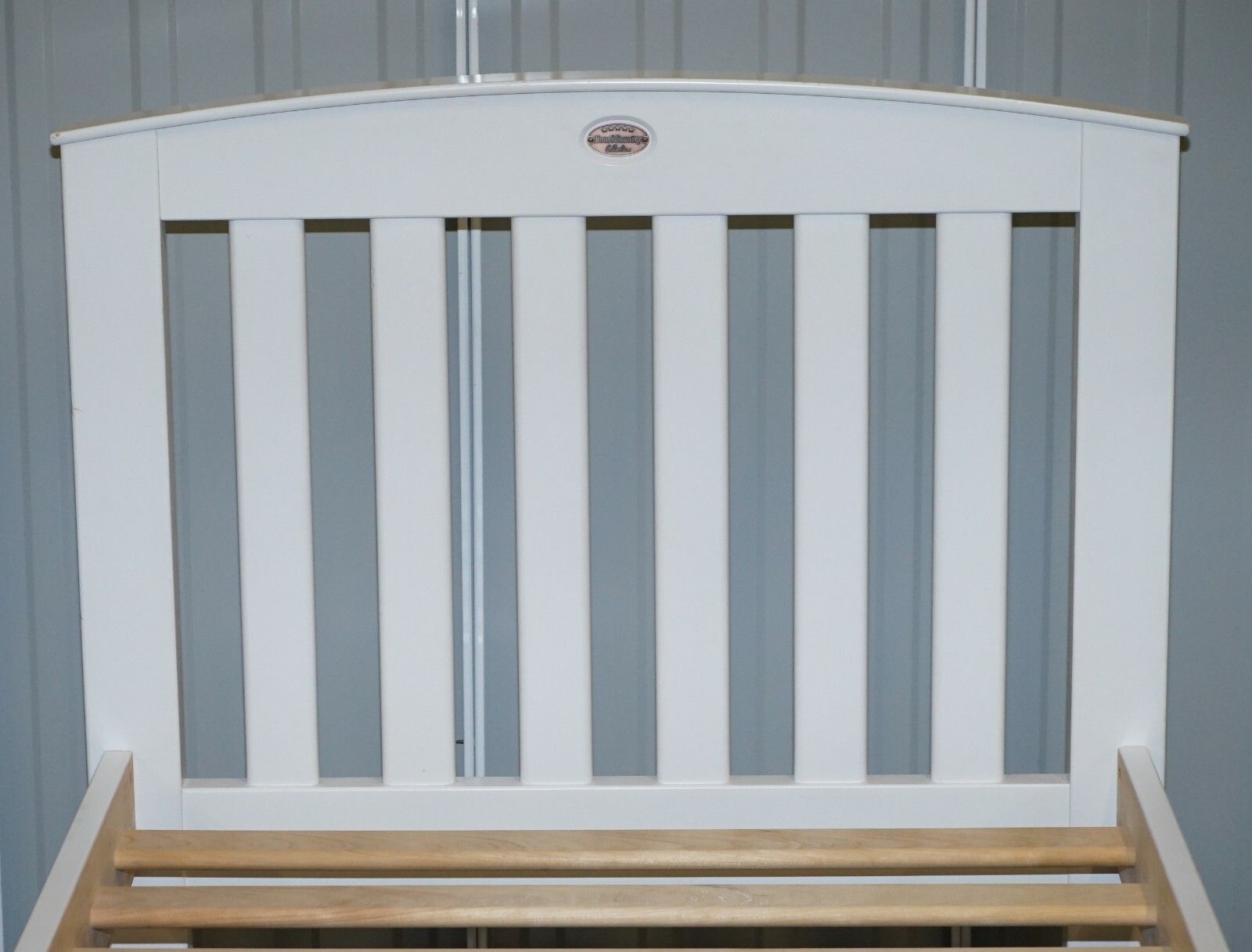 Rrp £350 Boori Country Collection White Painted Pine Single Children's Bed Frame photo 175.0