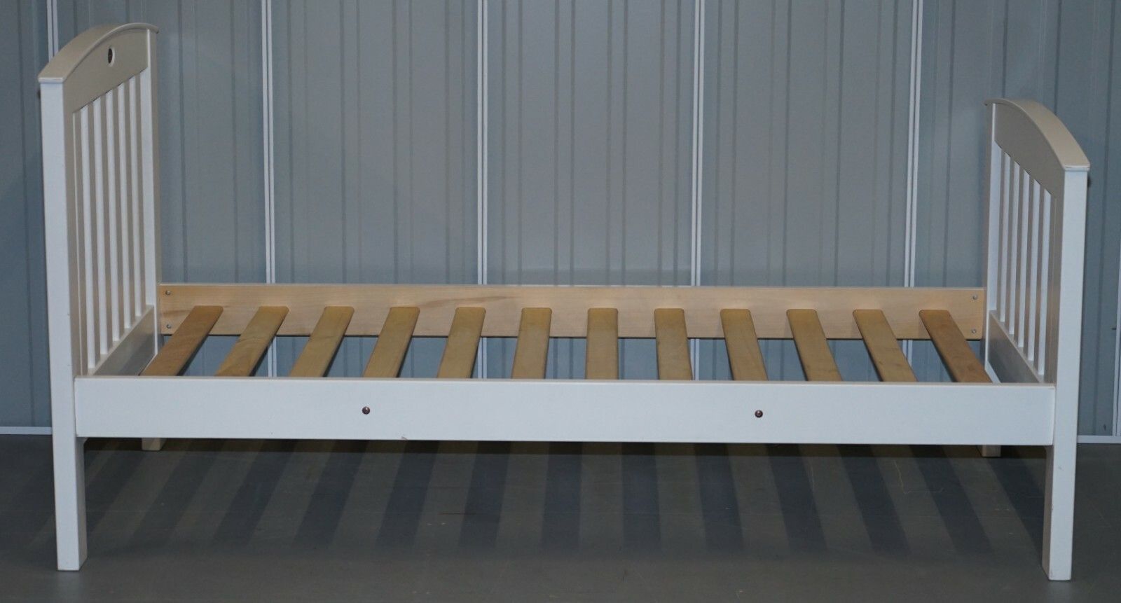Furniture Rrp £350 Boori Country Collection White Painted Pine Single Children's Bed Frame photo