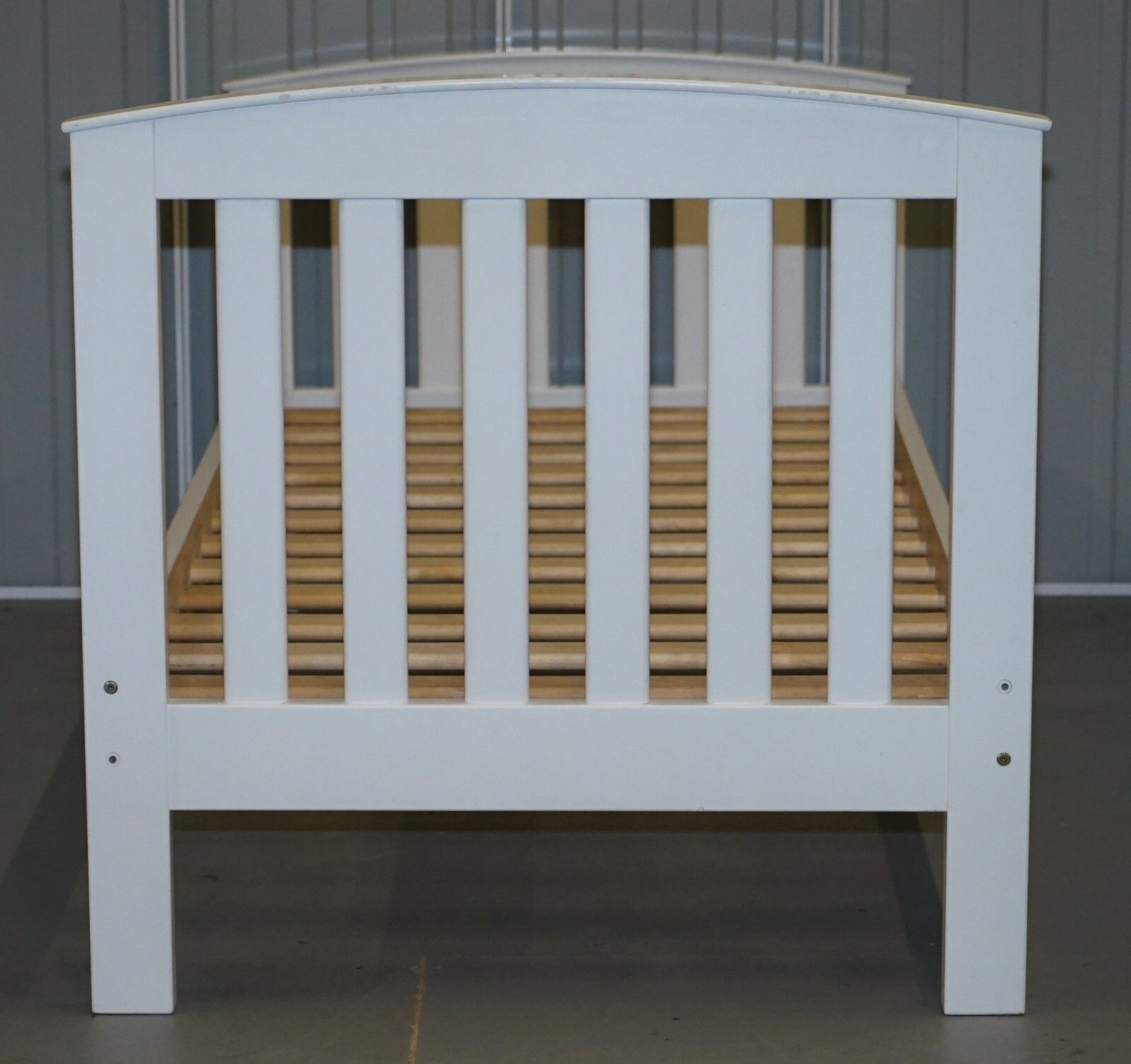 175.0 Rrp £350 Boori Country Collection White Painted Pine Single Children's Bed Frame photo