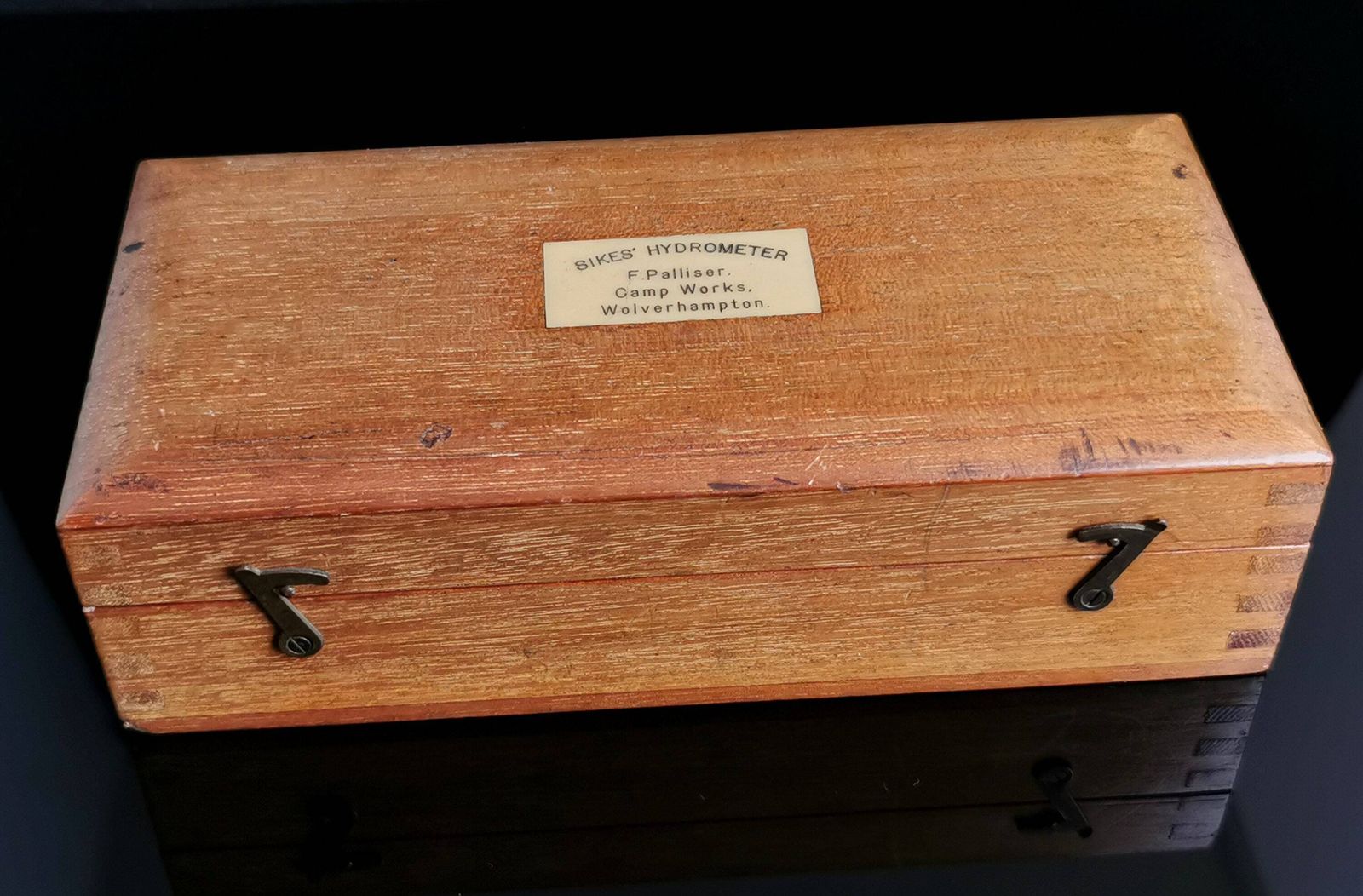 Antique Sikes Hydrometer, Boxed, Complete, Palliser Wolverhampton photo for sale