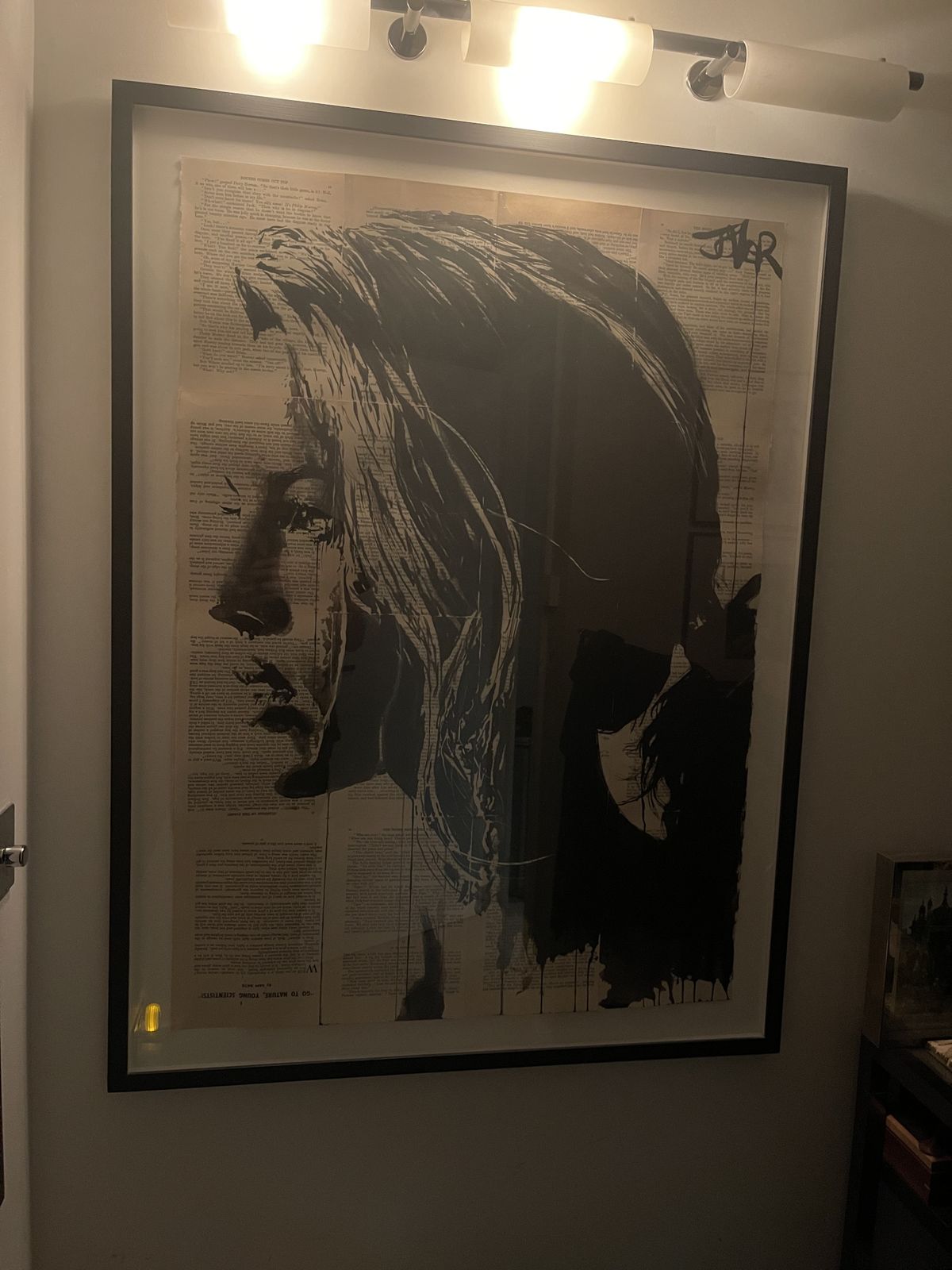 Tiger Lily Drawing Loui Jover Australia Drawing, Ink On Paper Size: 27.2 W X 38.6 H X 0.1 D In photo furniture
