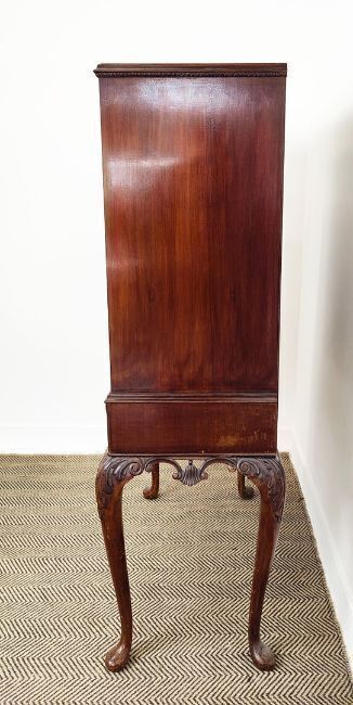 Queen Anne Walnut Cocktail Cabinet photo vinterior
