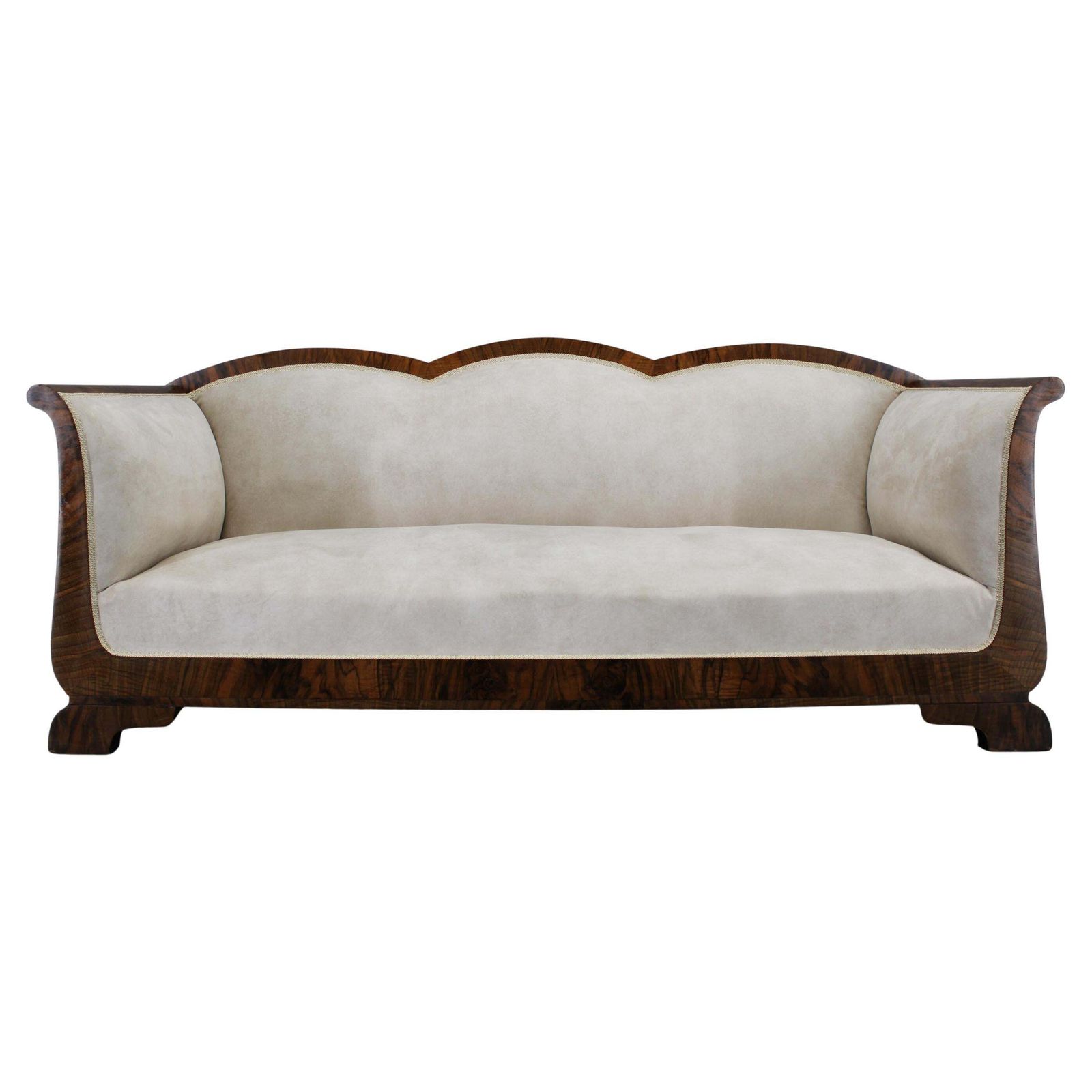 Gerestaureerde Art Deco Sofa, Jaren 1930, Tsjecho Slowakije