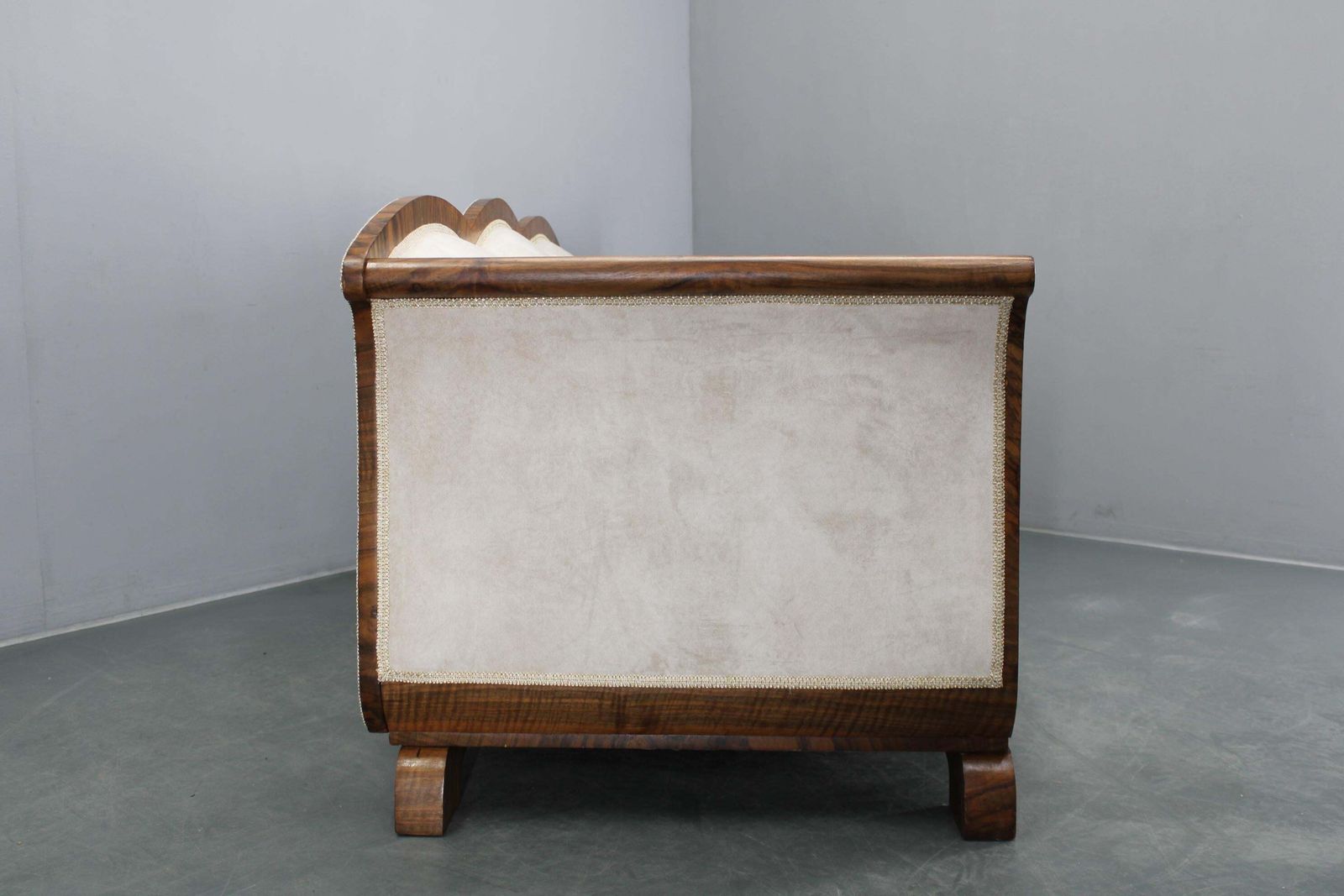 Gerestaureerde Art Deco Sofa, Jaren 1930, Tsjecho Slowakije photo vintage