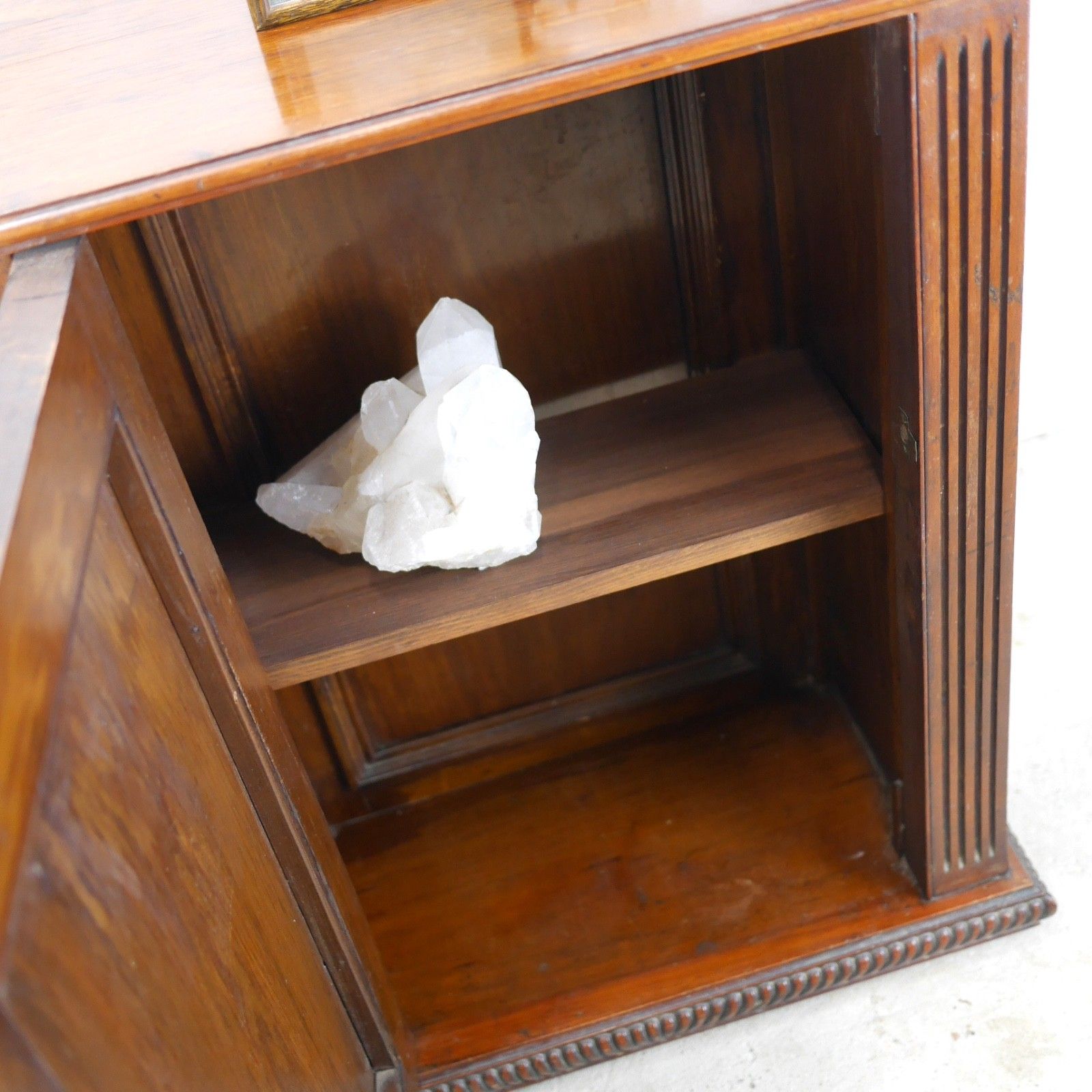 photo buy Antique Cabinet Cupboard Mahogany Green Man Carved Bathroom #102951
